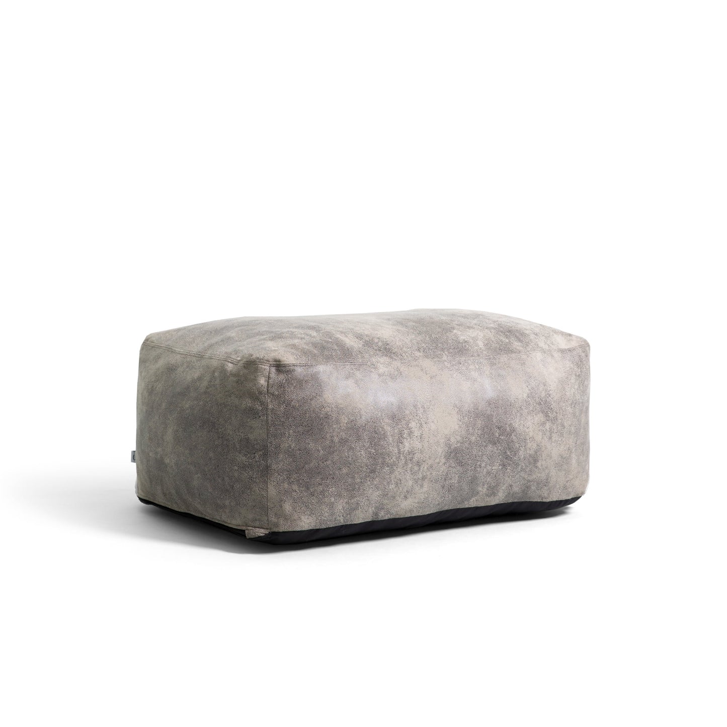 Big Joe Nestle Loveseat Ottoman, Chaqueta de Cuero Sintético de 3 Pies, Cemento