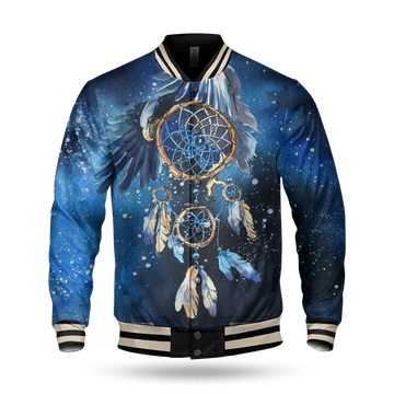 Blue Galaxy Dreamcatcher Baseball Jacket NT-jacket-7654