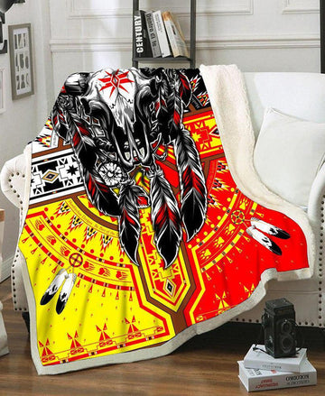 Buffalo Head Fleece Blanket
