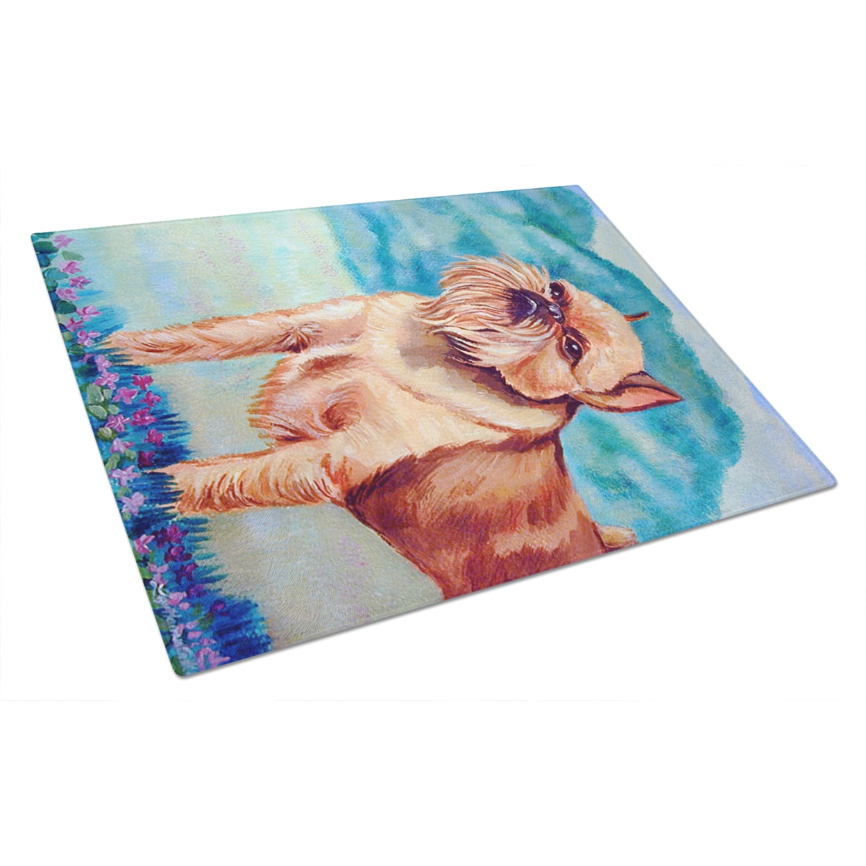Carolines Treasures 7016LCB Brussels Griffon Glass Cutting Board Large 12H x 16W multicolor
