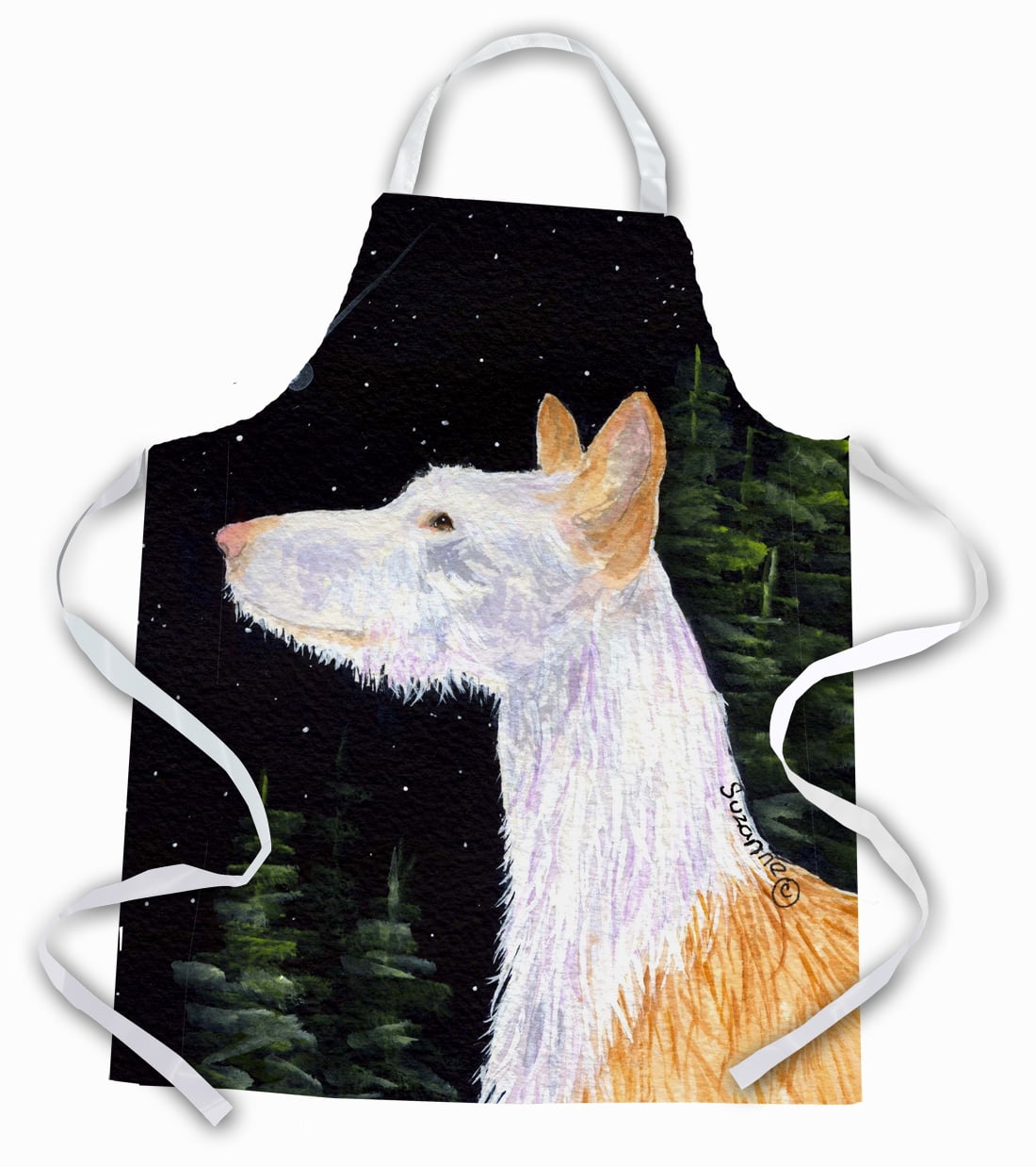 Carolines Treasures SS8499APRON Starry Night Ibizan Hound Apron Large multicolor