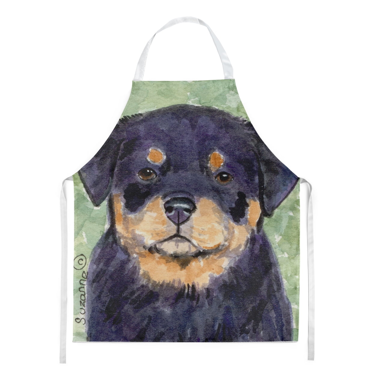 Carolines Treasures SS8929APRON Rottweiler Apron Large multicolor