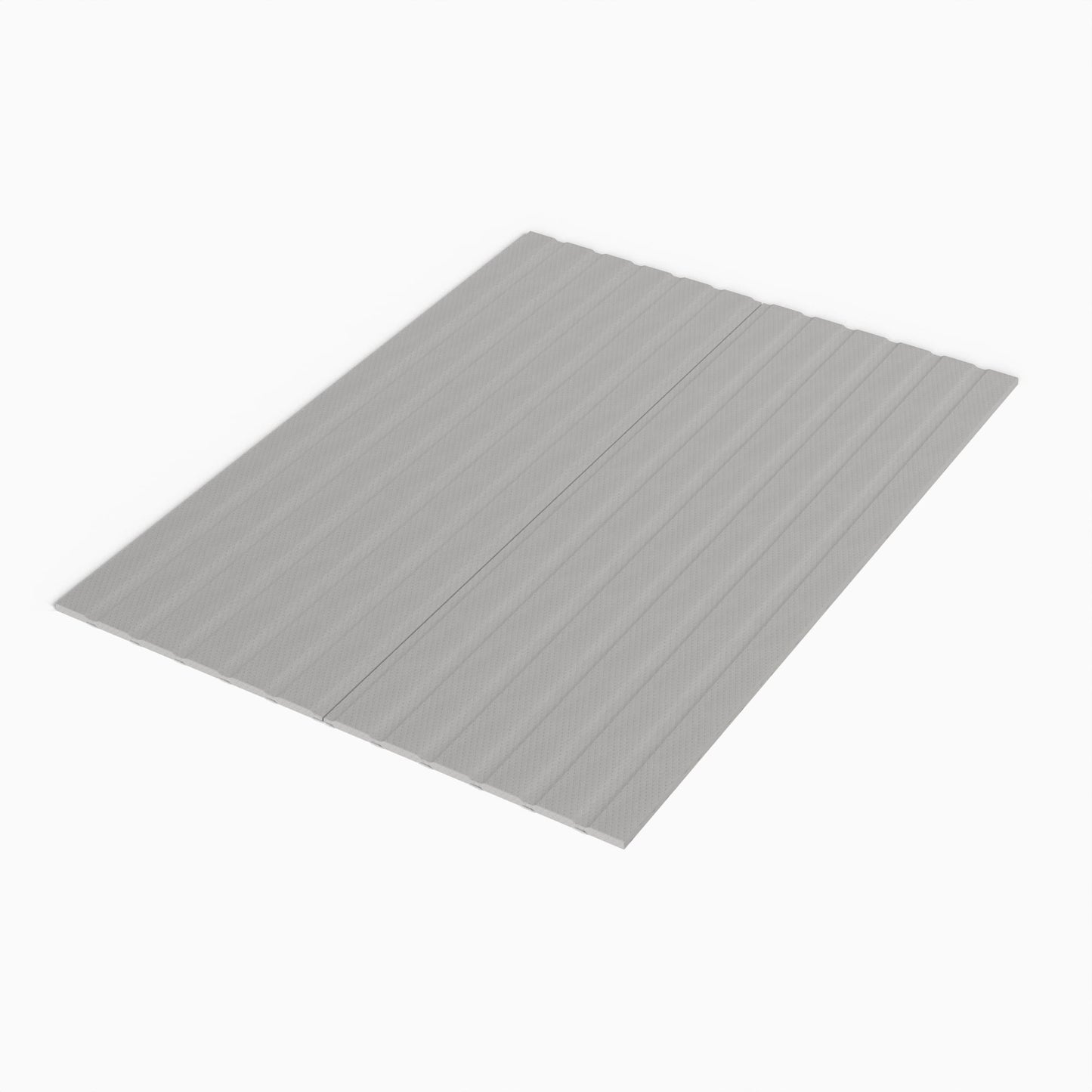 Continental Sleep, 0.75†Vertical Mattress Support Wood Slats with Cover, Full, Gray