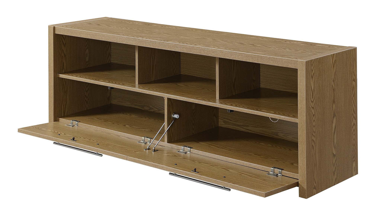 Convenience Concepts Newport Marbella TV Stand with Cabinets and Shelves for TVs up to 65 Inches