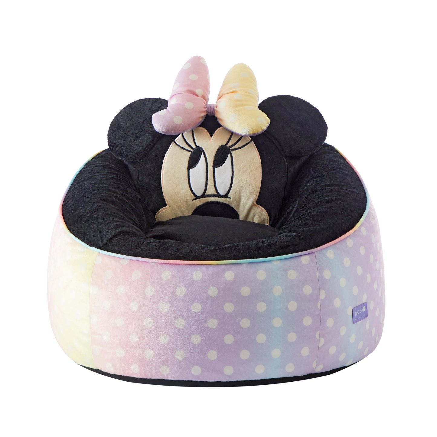 Disney Minnie Mouse Plush Kids Bean Bag Chair, 24"Hx24"Hx25"H