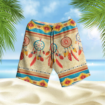 Feather Dream Catchers Hawaiian Shorts