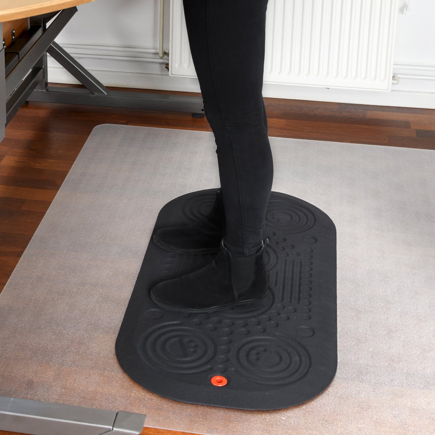 Floortex® AFS-TEX® 3000X Black Active Anti-Fatigue Mat 20" x 39"