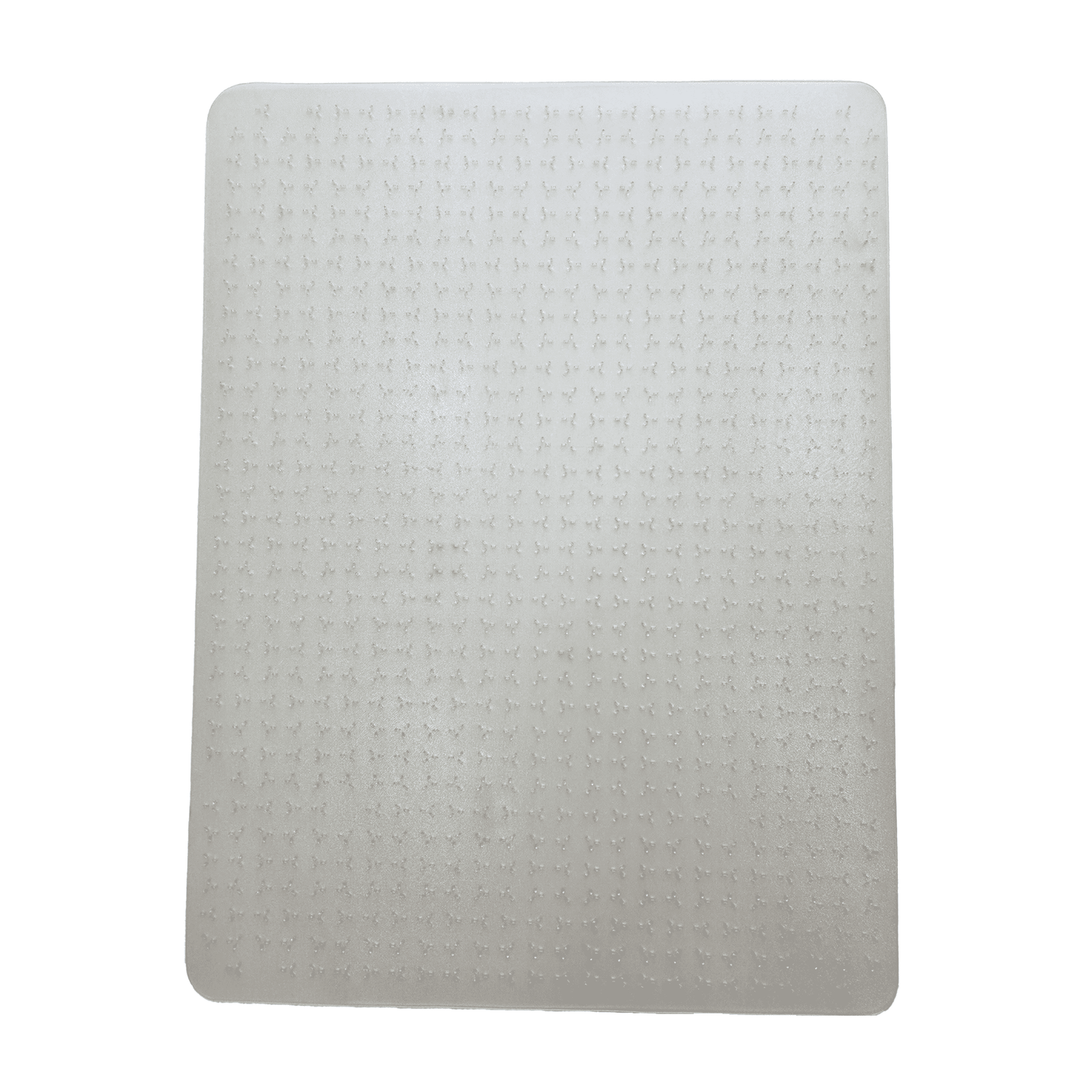 Floortex® Cleartex® TrYlok® Vinyl Rectangular Chair Mat for Low Pile Carpets up to 1/4" - 35" x 47"