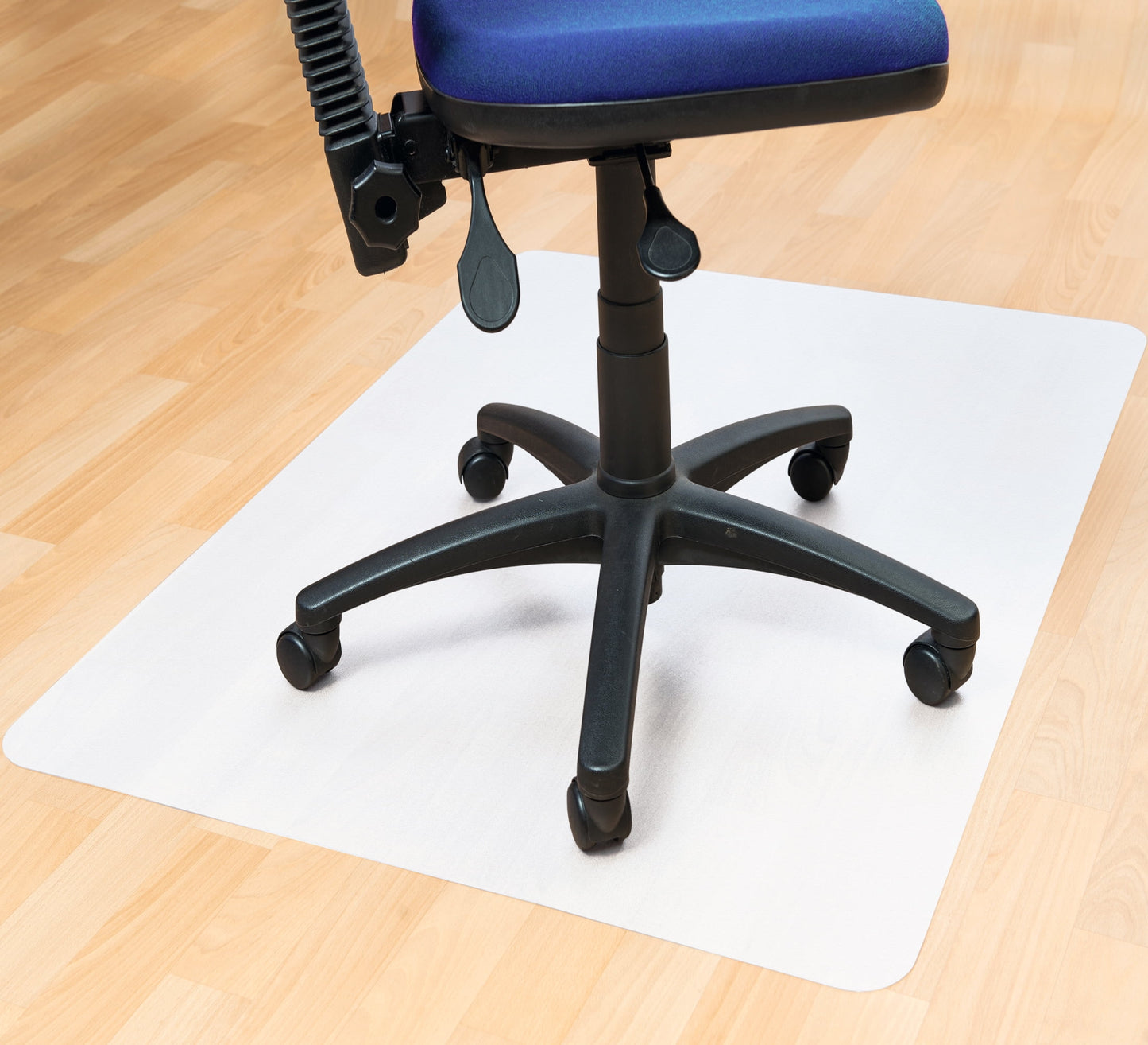 Floortex® Polypropylene Anti-Slip Foldable Chair Mat Hard Floors 45" x 53"