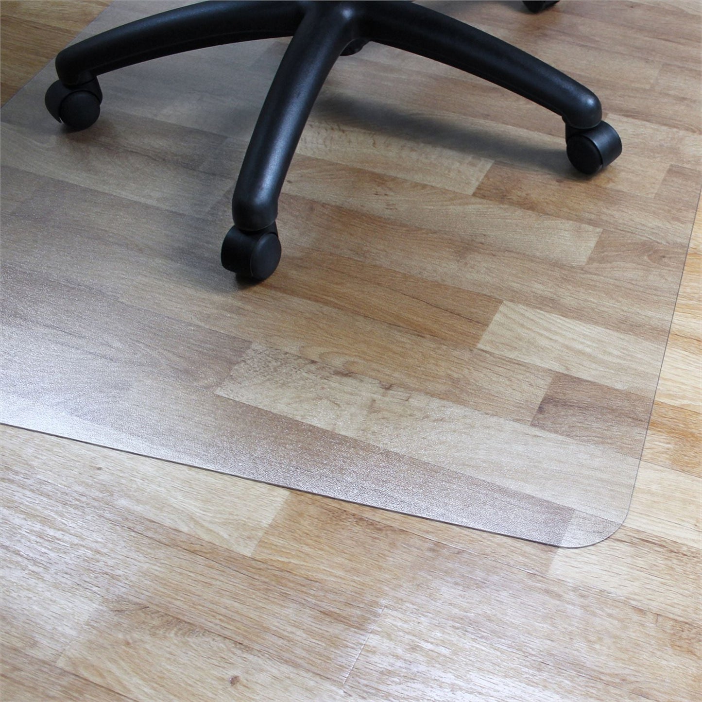 Floortex® Valuemat® PVC Rectangular Chair Mat Hard Floor 45" x 52"