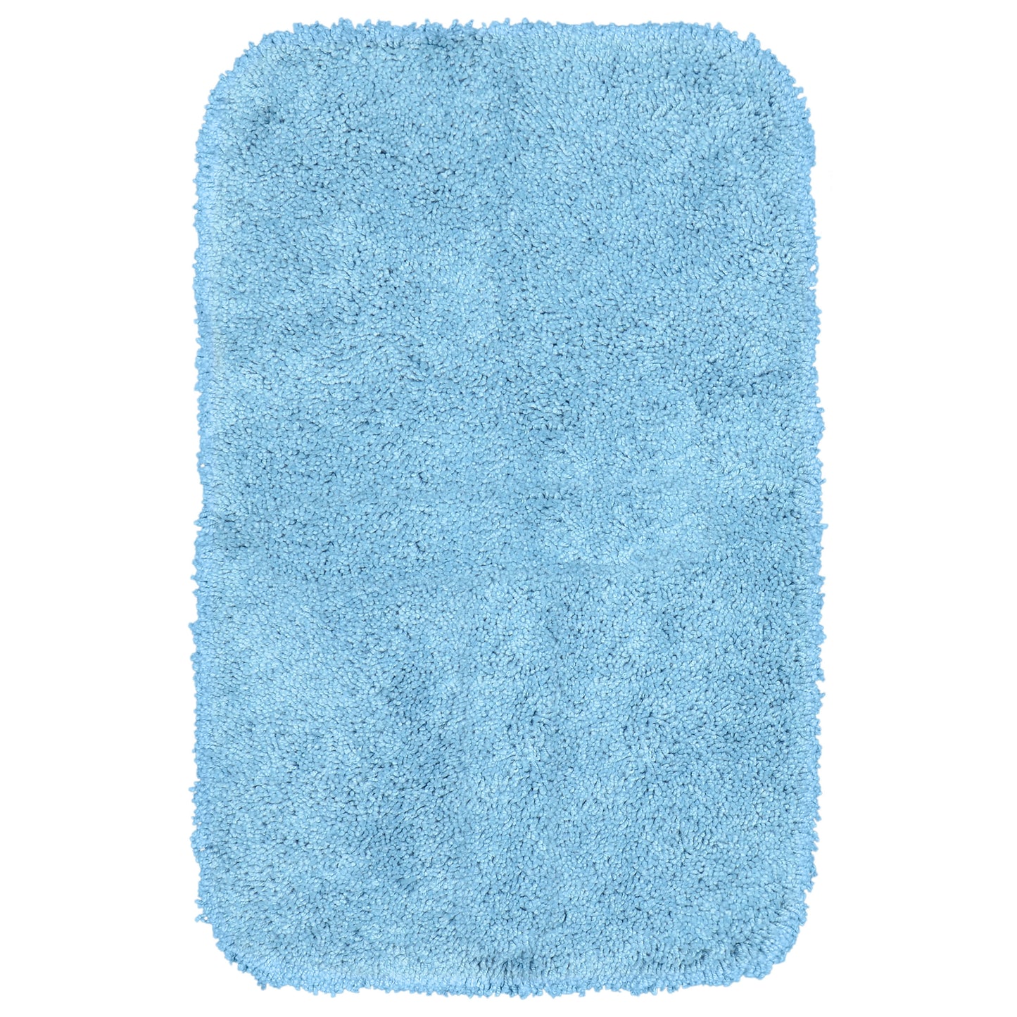 Garland Rug Serendipity Washable Nylon Basin Blue Bath Rug, 30" x 50"