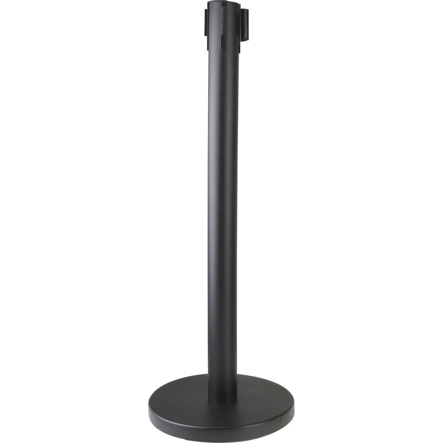 Genuine Joe Crowd-control Posts - 34" Height - Black - Steel - 2 / Carton
