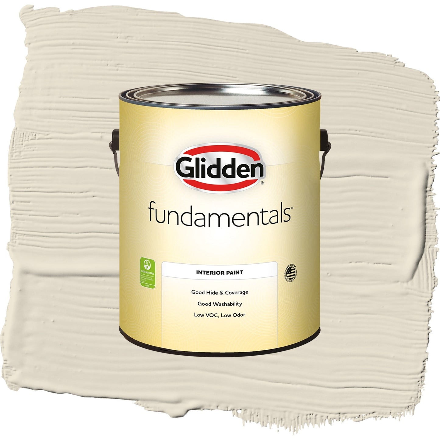 Glidden Fundamentals Grab-N-Go Antique White / Off White Eggshell Interior Paint, 1 Gallon