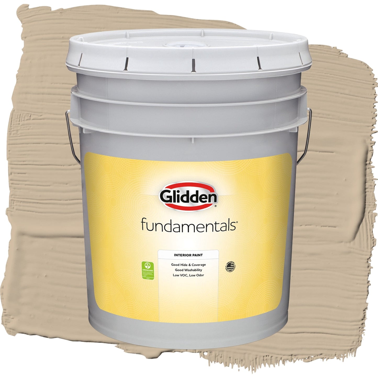 Glidden Fundamentals Best Beige / Beige, Eggshell Interior Paint, 5 Gallon