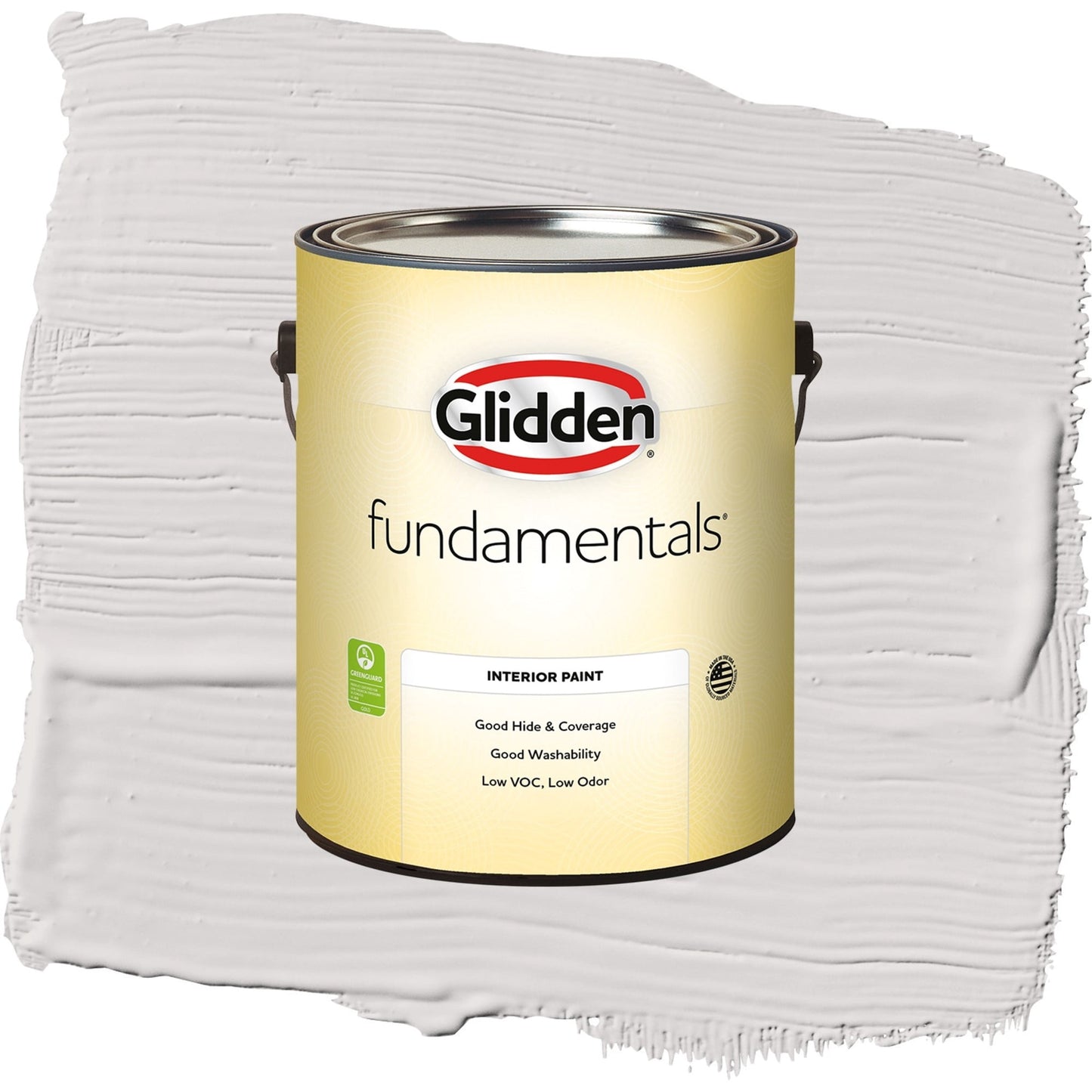 Glidden Fundamentals Go To Gray / Grey, Semi-Gloss Interior Paint, 1 Gallon