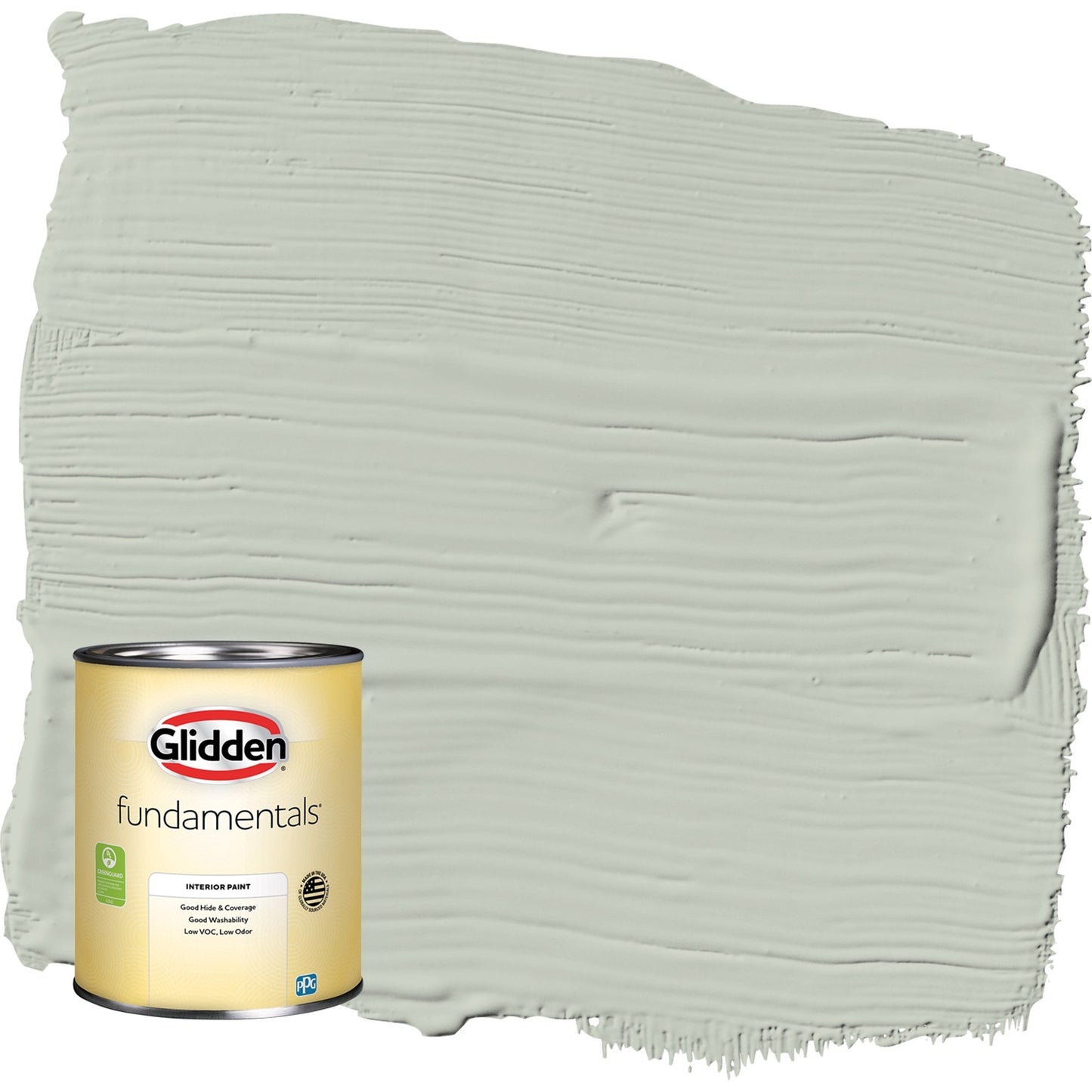 Glidden Fundamentals Life Lesson / Pintura Interior de Cáscara de Huevo Verde, 1 Cuarto