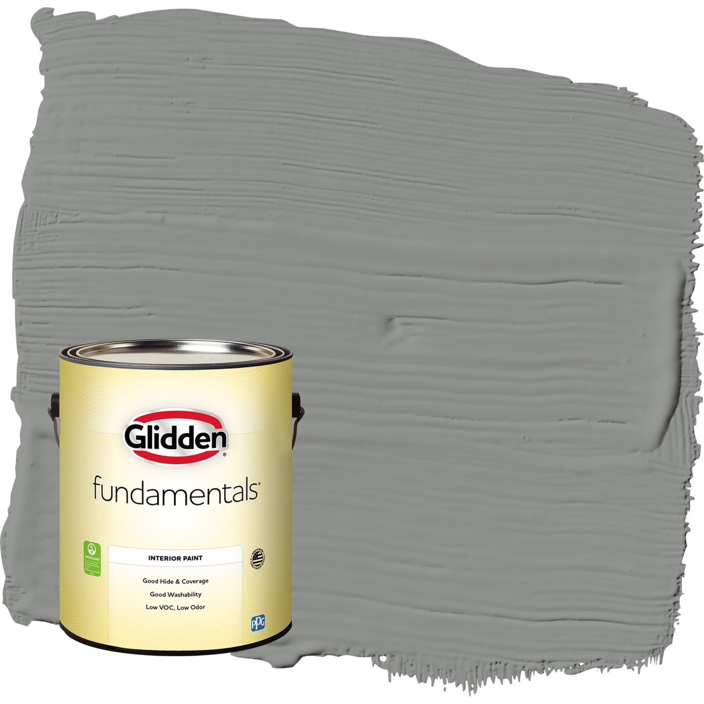 Glidden Fundamentals Pintura Interior Plana Fósil/gris de Fénix 1 Galón