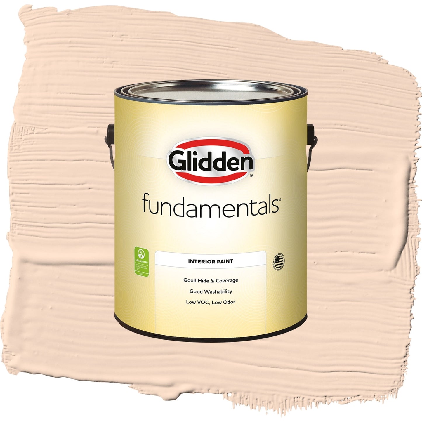 Glidden Fundamentals Sourpatch Peach / Orange, Semi-Gloss Interior Paint, 1 Gallon