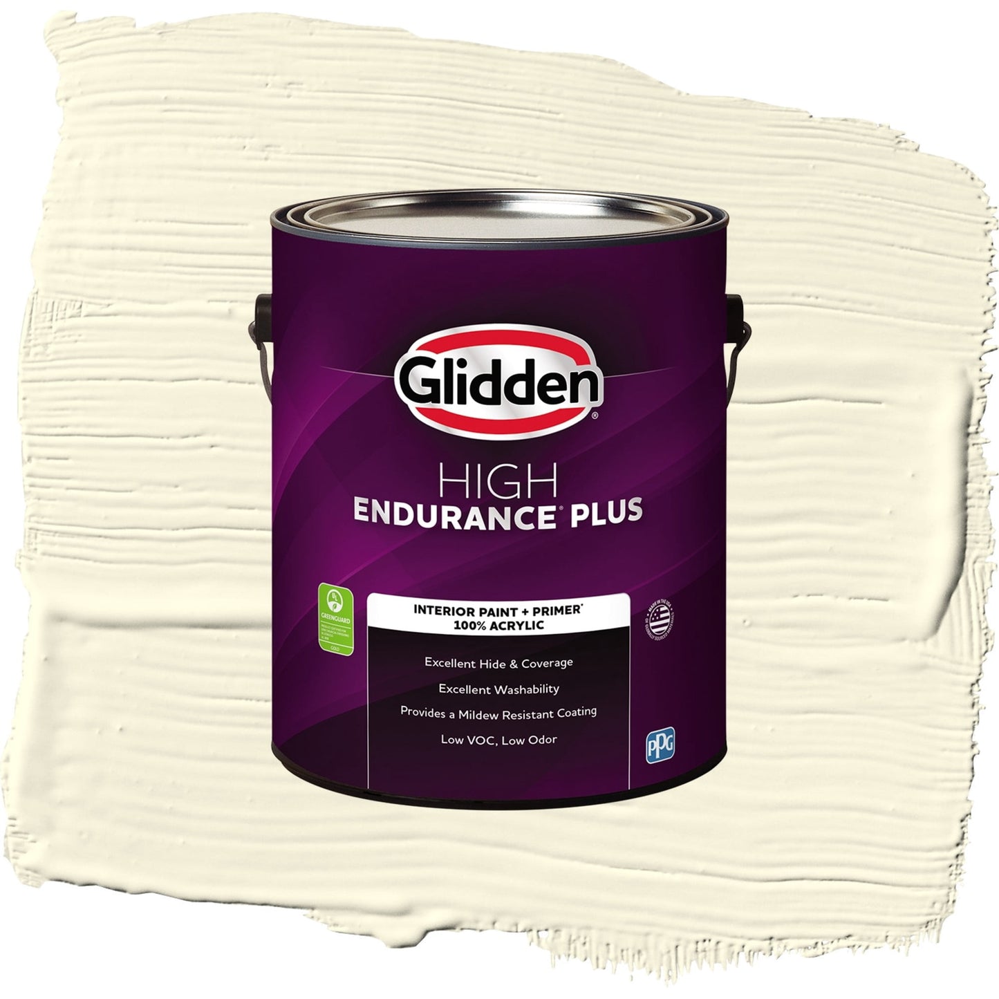 Glidden HEP Lotus Flower / Yellow, Semi-Gloss Interior Paint with Primer, 1 Gallon