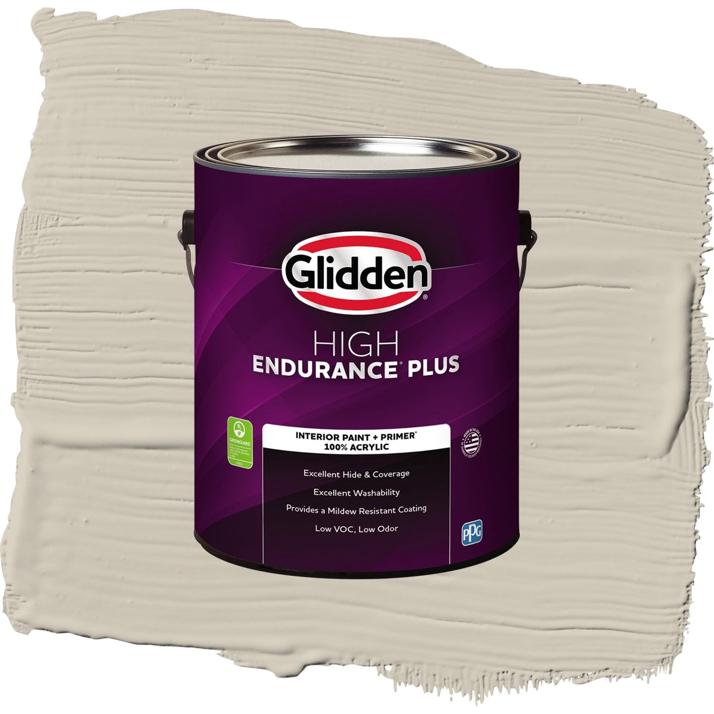 Glidden HEP Ostrich Feather / Beige, Semi-Gloss Interior Paint with Primer, 1 Gallon