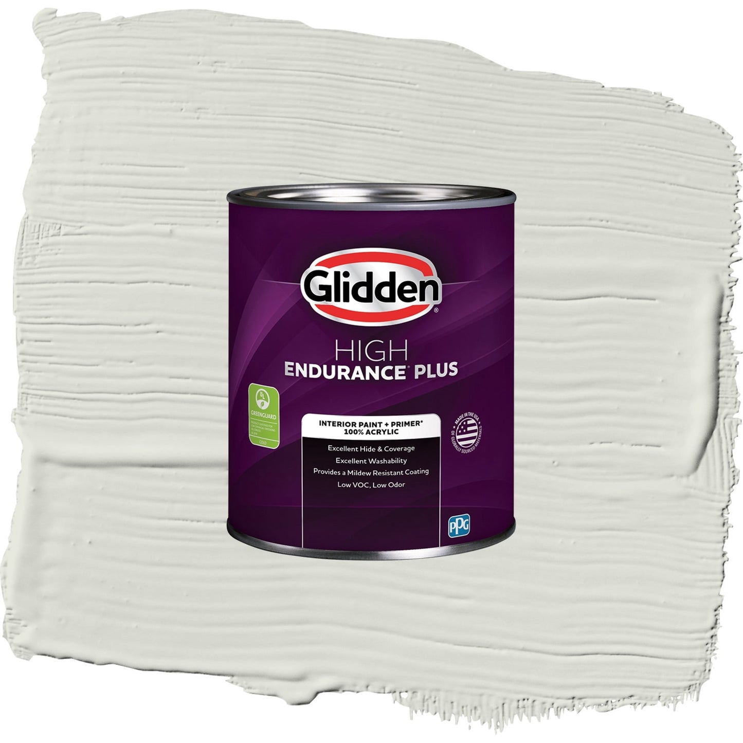 Glidden HEP Anonymous / Green, Semi-Gloss Interior Paint with Primer, 1 Quart