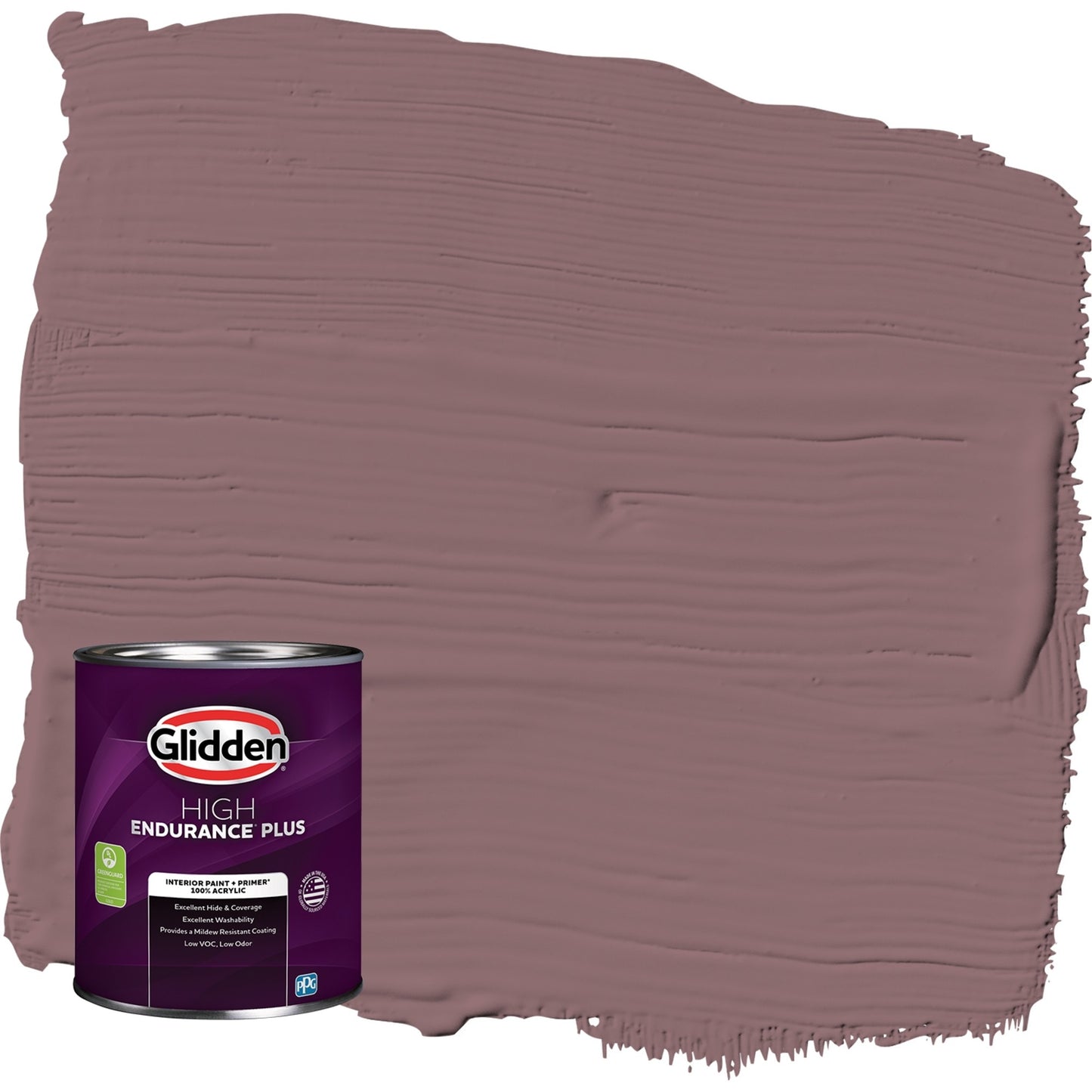 Glidden HEP Chocolate Sparkle / Purple, Eggshell Interior Paint with Primer, 1 Quart