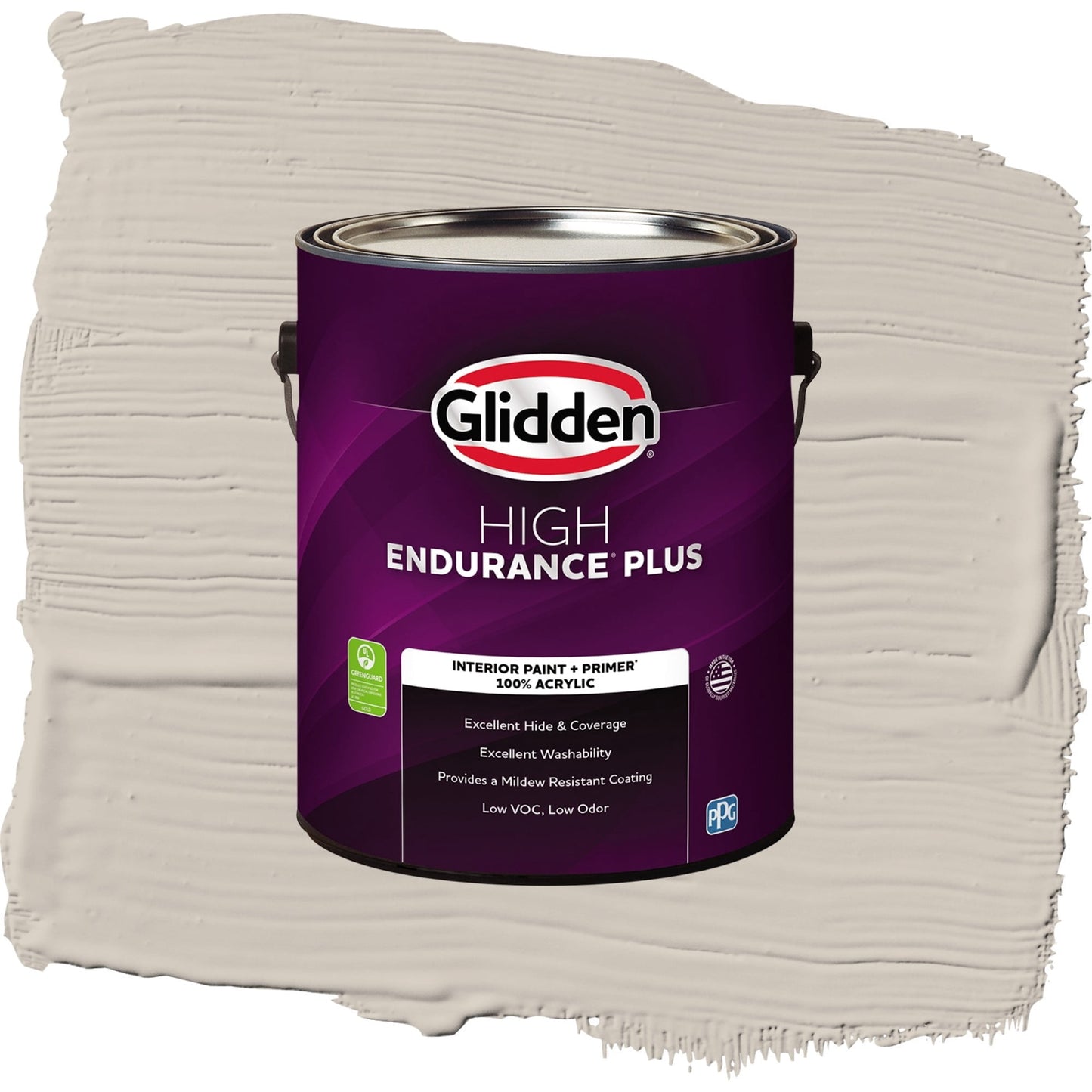 Glidden HEP Intuitive / Beige, Eggshell Interior Paint with Primer, 1 Gallon