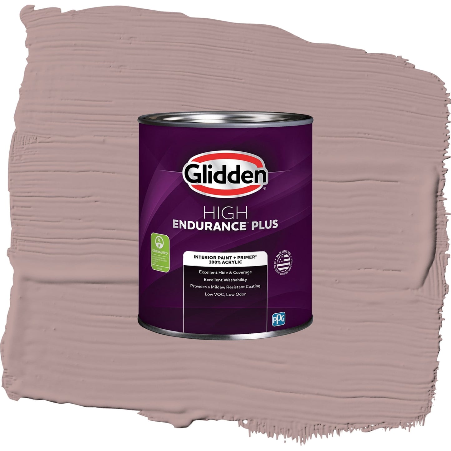 Glidden HEP Tawny Mushroom / Pink, Eggshell Interior Paint with Primer, 1 Quart