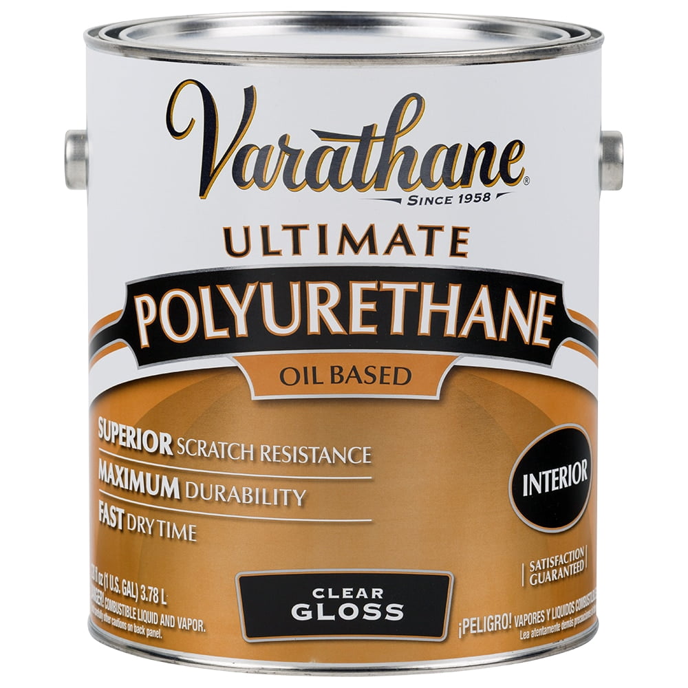 Transparente, Varathane Ultimate Poliuretano Interior a Base de Aceite, Brillo-9031, Galón