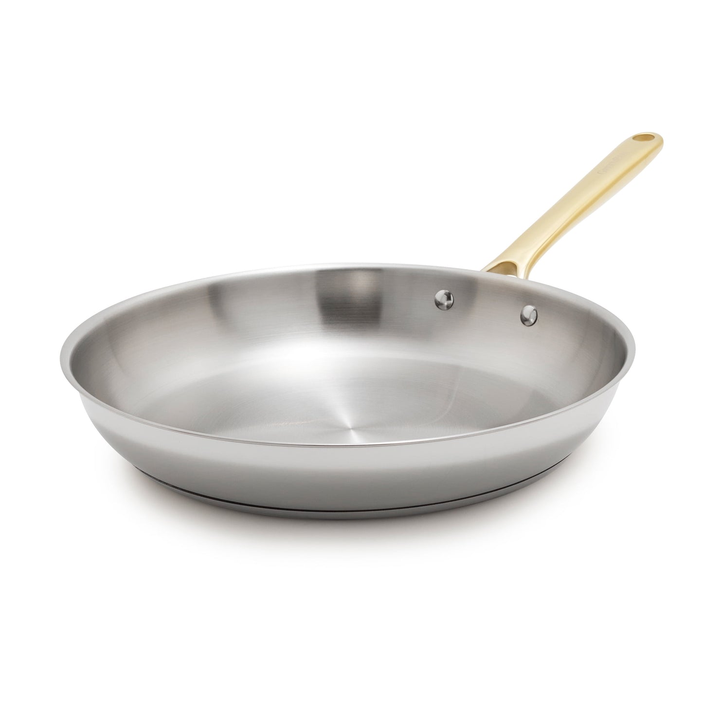GreenPan Balance 12" Stainless Steel Uncoated Frying Pan Skillet, Silver