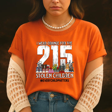 I Wear Orange For The 215 Stolen Children Shirt