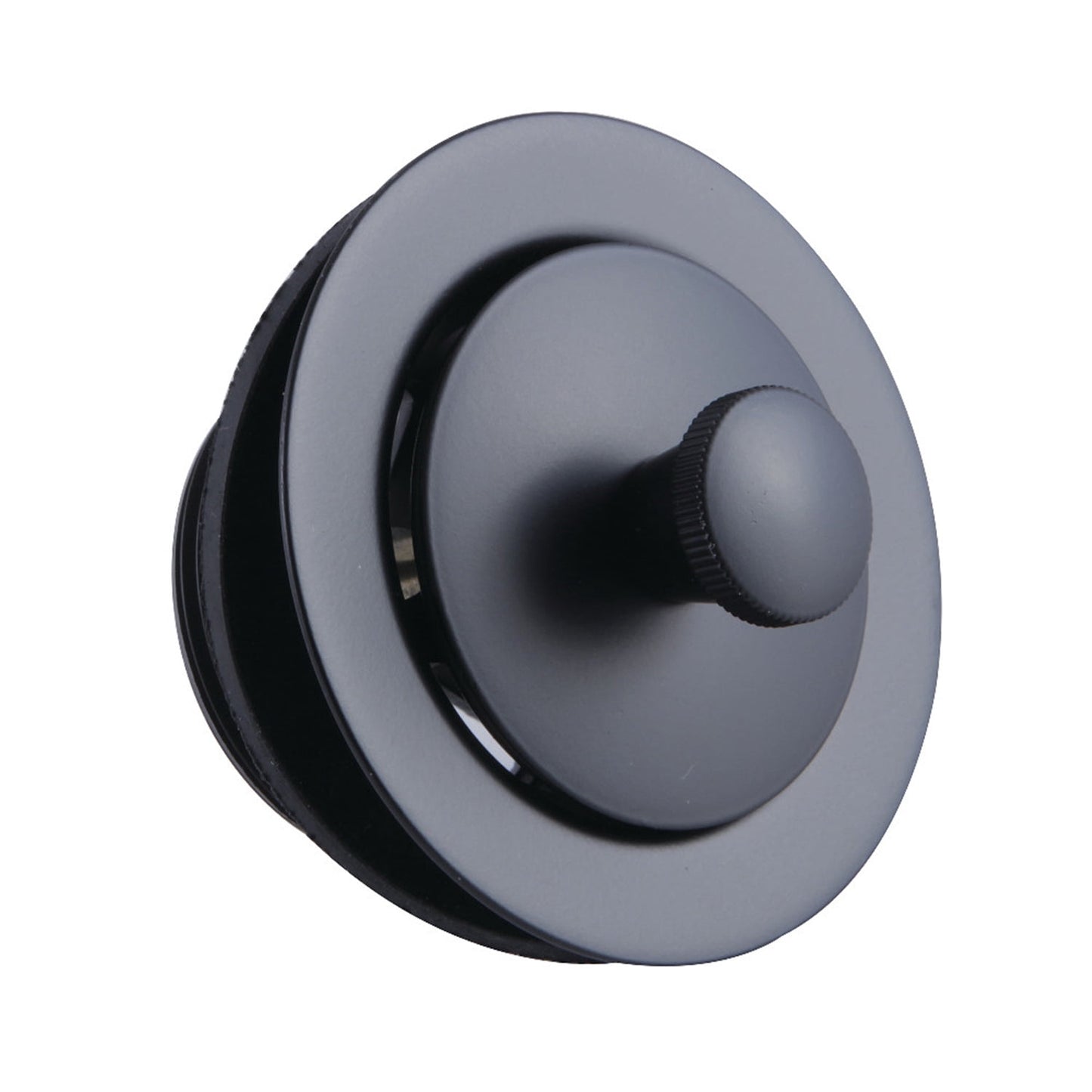 Kingston Brass DLL200MB Brass Lift & Lock Tub Drain, Matte Black