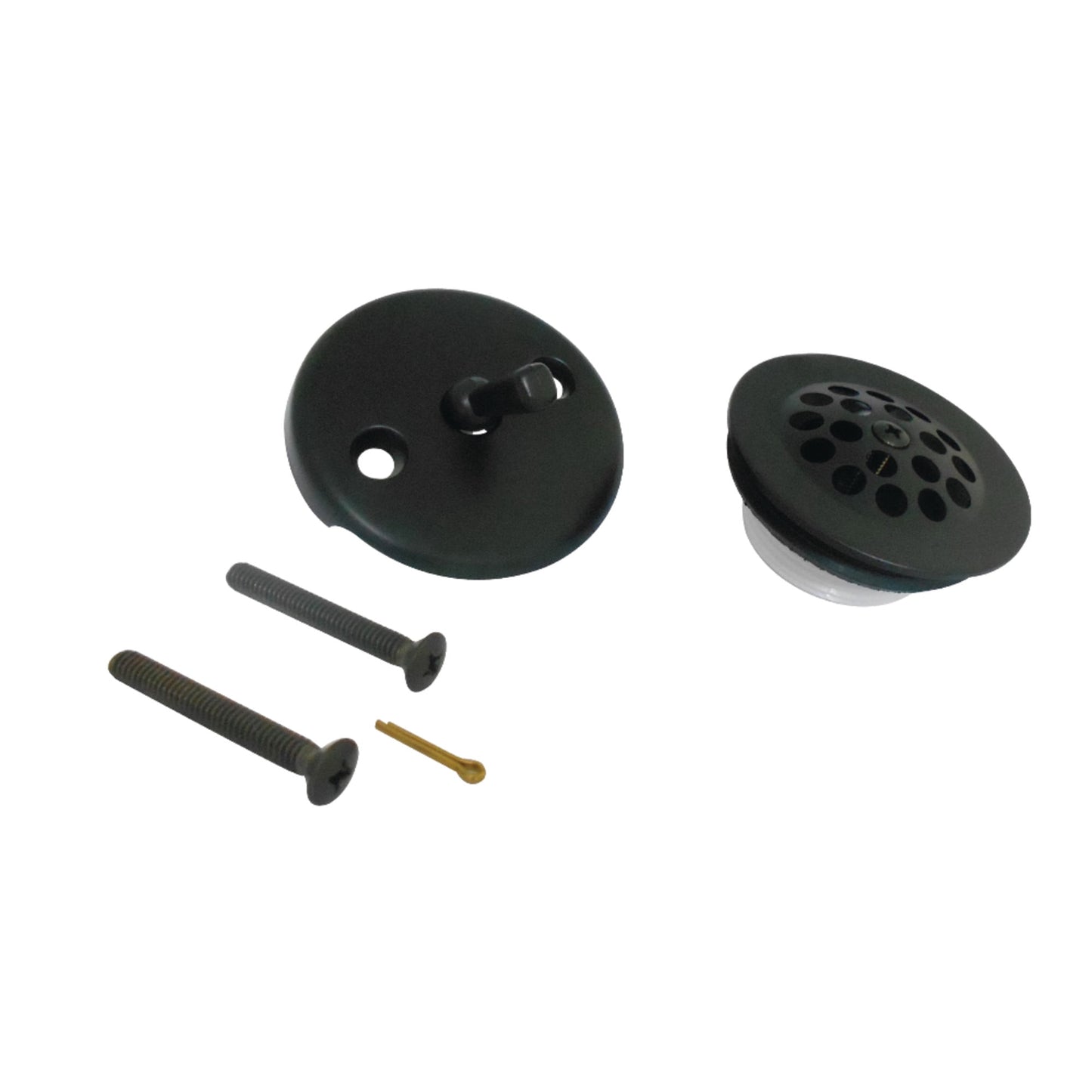 Kingston Brass DTL5305A0 Trimscape Zinc Alloy Trip Lever Tub Drain Conversion Kit in Matte Black