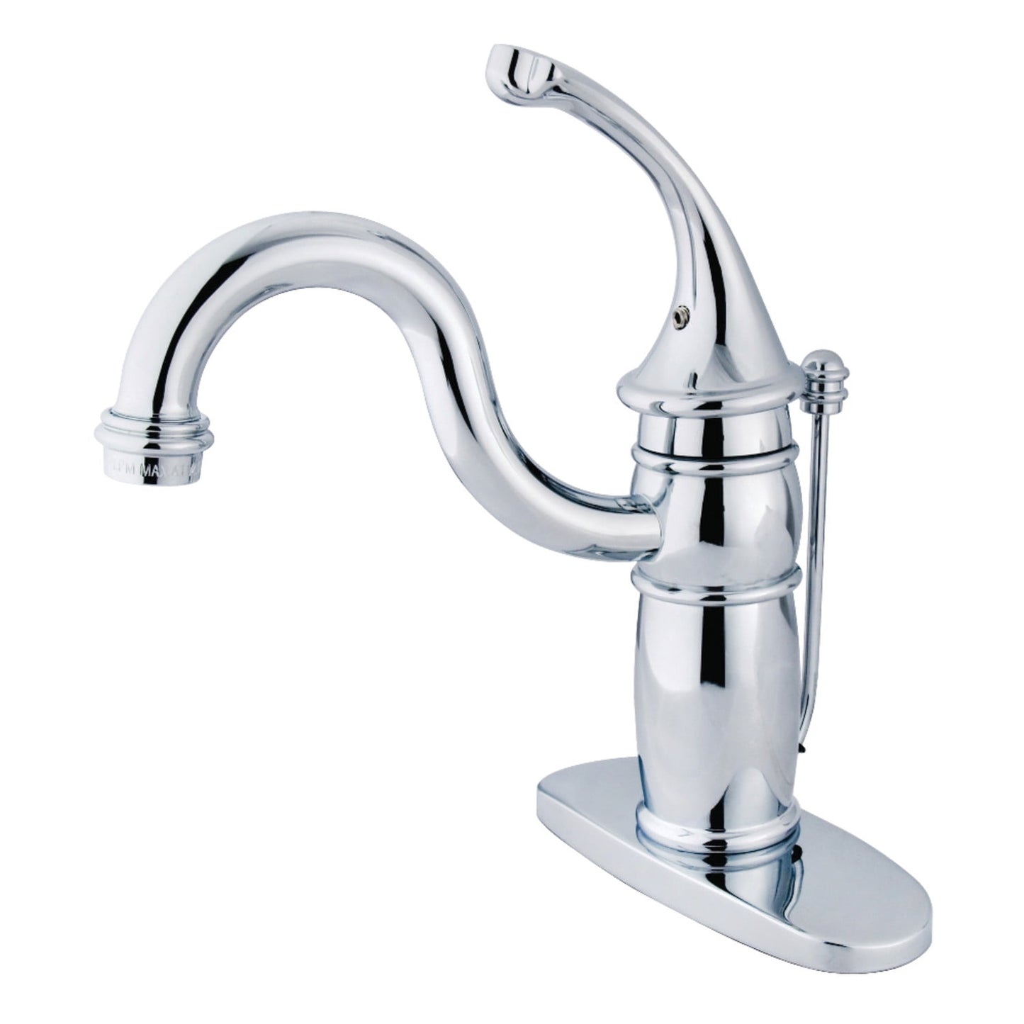Kingston Brass Grifo de Baño Monomando KB1402GL Georgian con Desage Emergente, Latón Pulido