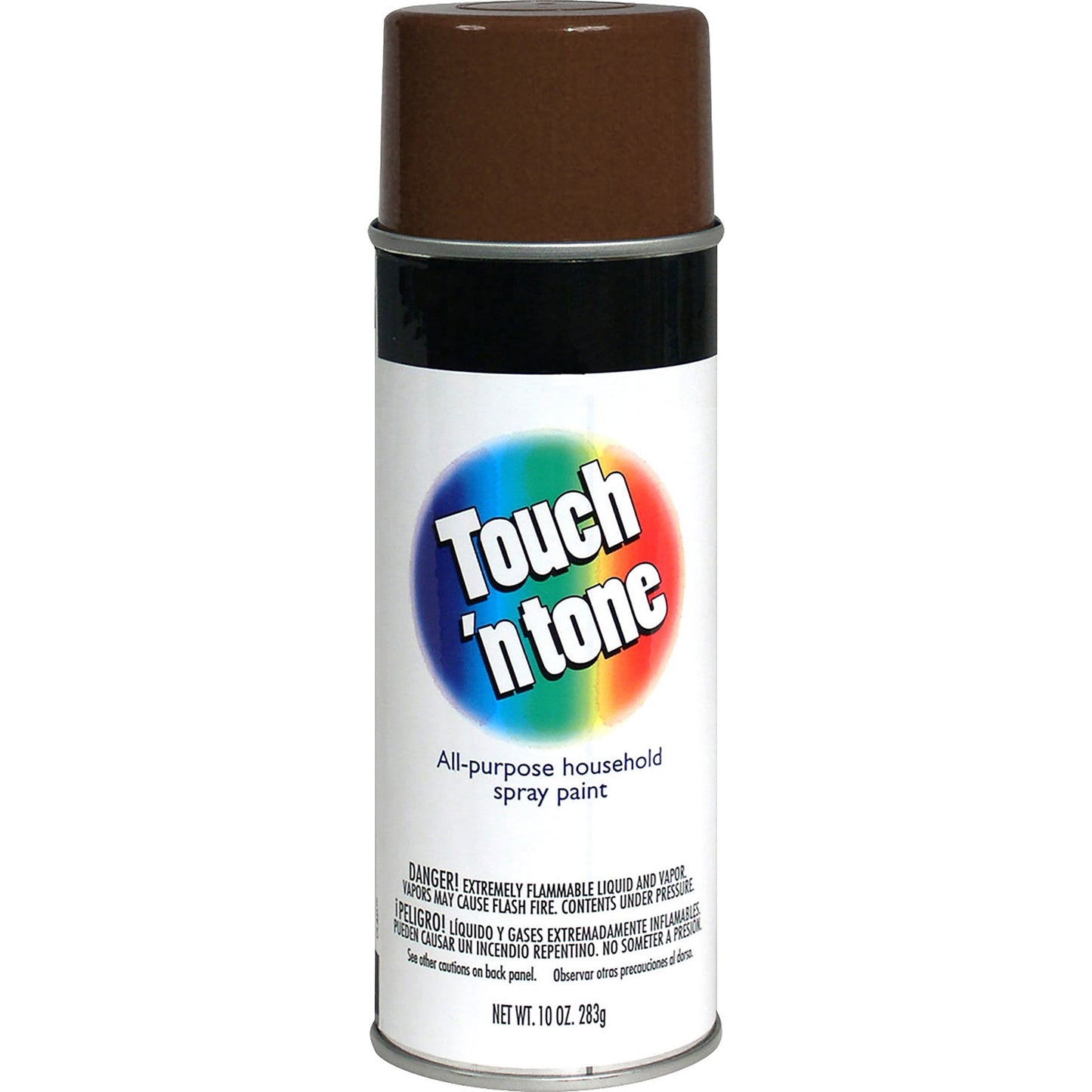 6 Pack, Leather Brown, Touch 'n Tone Gloss General Purpose Spray Paint-55277830, 10 oz