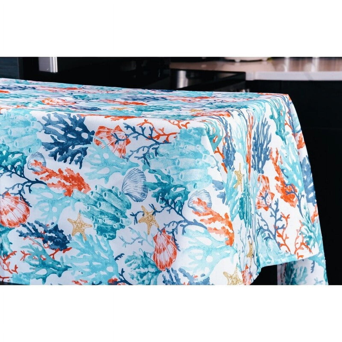 Lintex Linens Coralee Indoor Outdoor 100 Polyester Tablecloth 60"x102" Rectangle