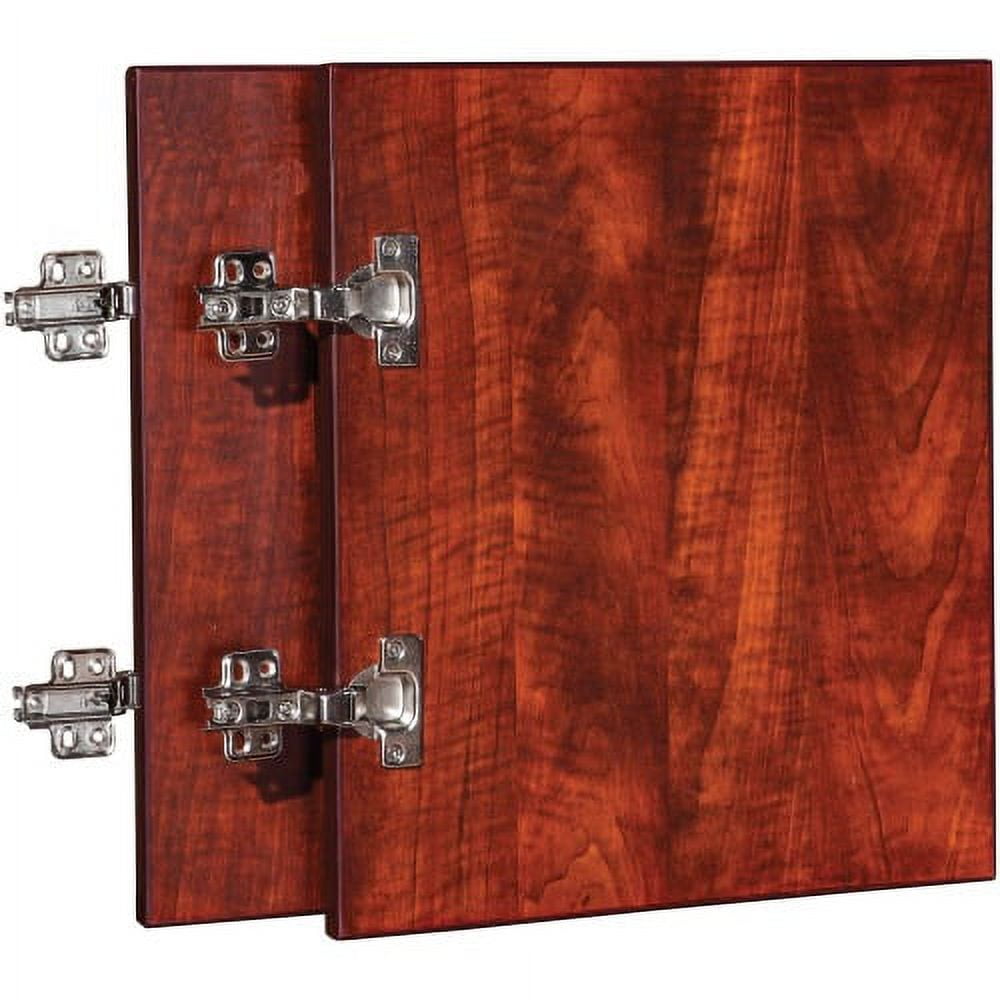 Lorell, Essentials Cherry Wall Hutch Door Kit, 1 Each