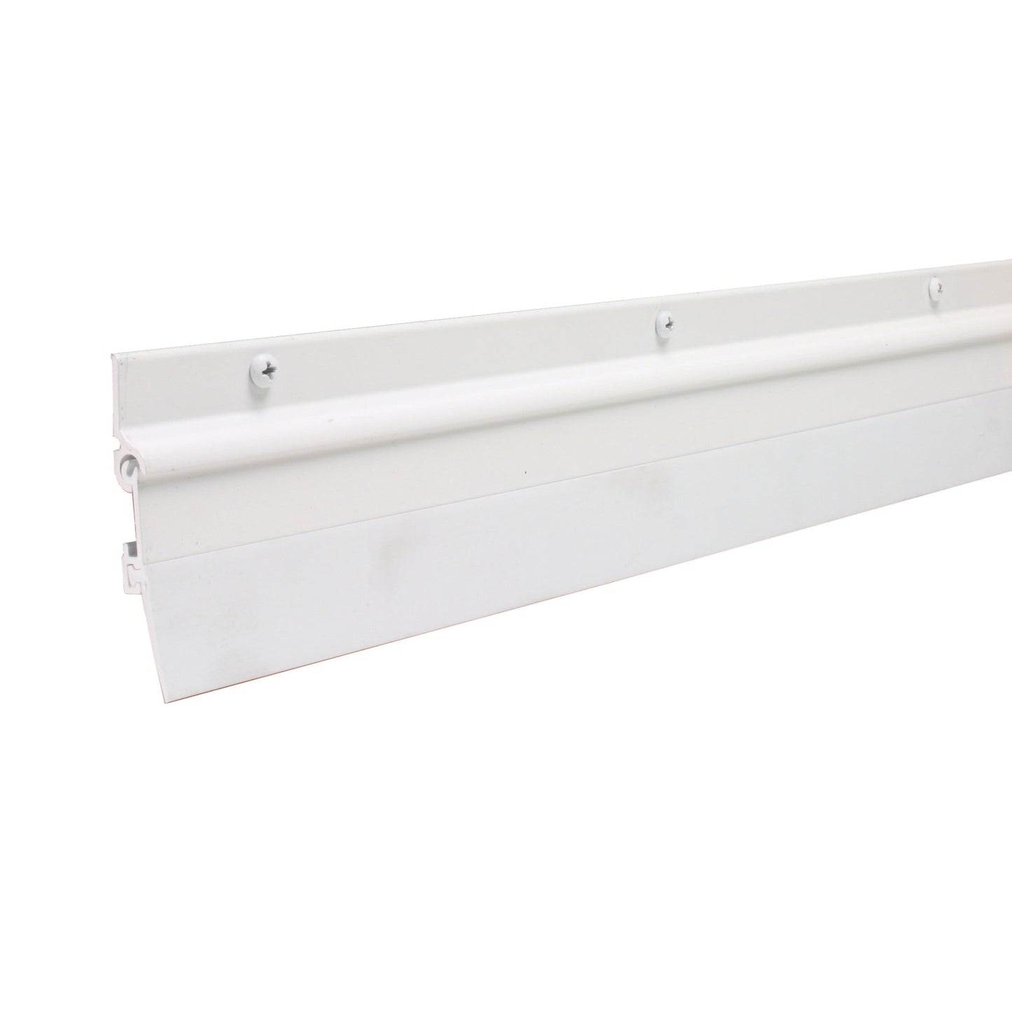 M-D Building Products 07237 36 in. Silver Aluminum and Vinyl Flex-O-Matic Screw-on Door Sweep