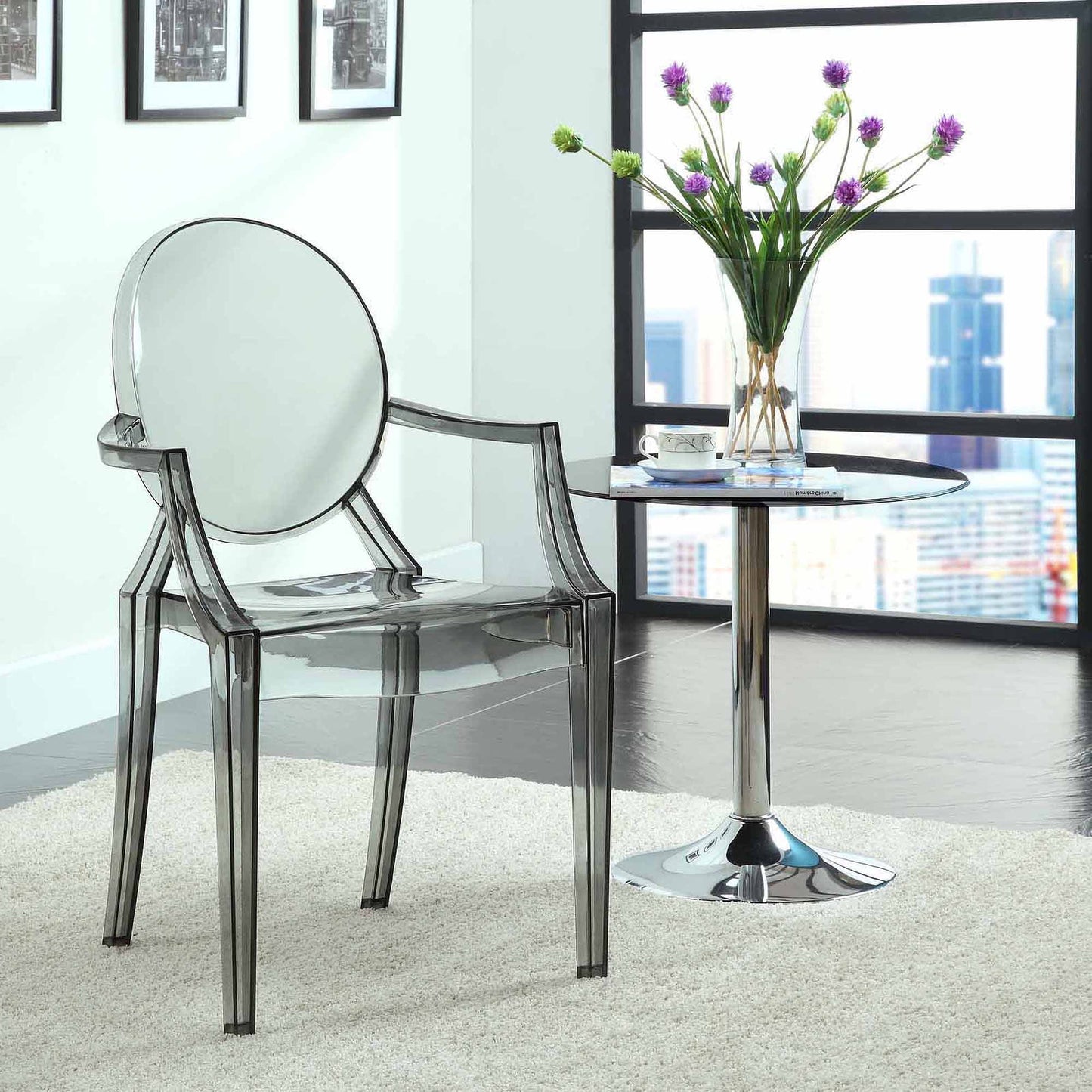Modway Casper Stackable Dining Armchair, Multiple Colors