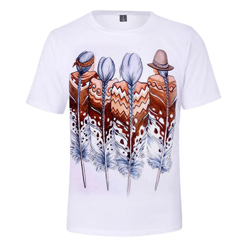 Native American Pride T Shirt Tribal Heritage Graphic Tee for Men and Women