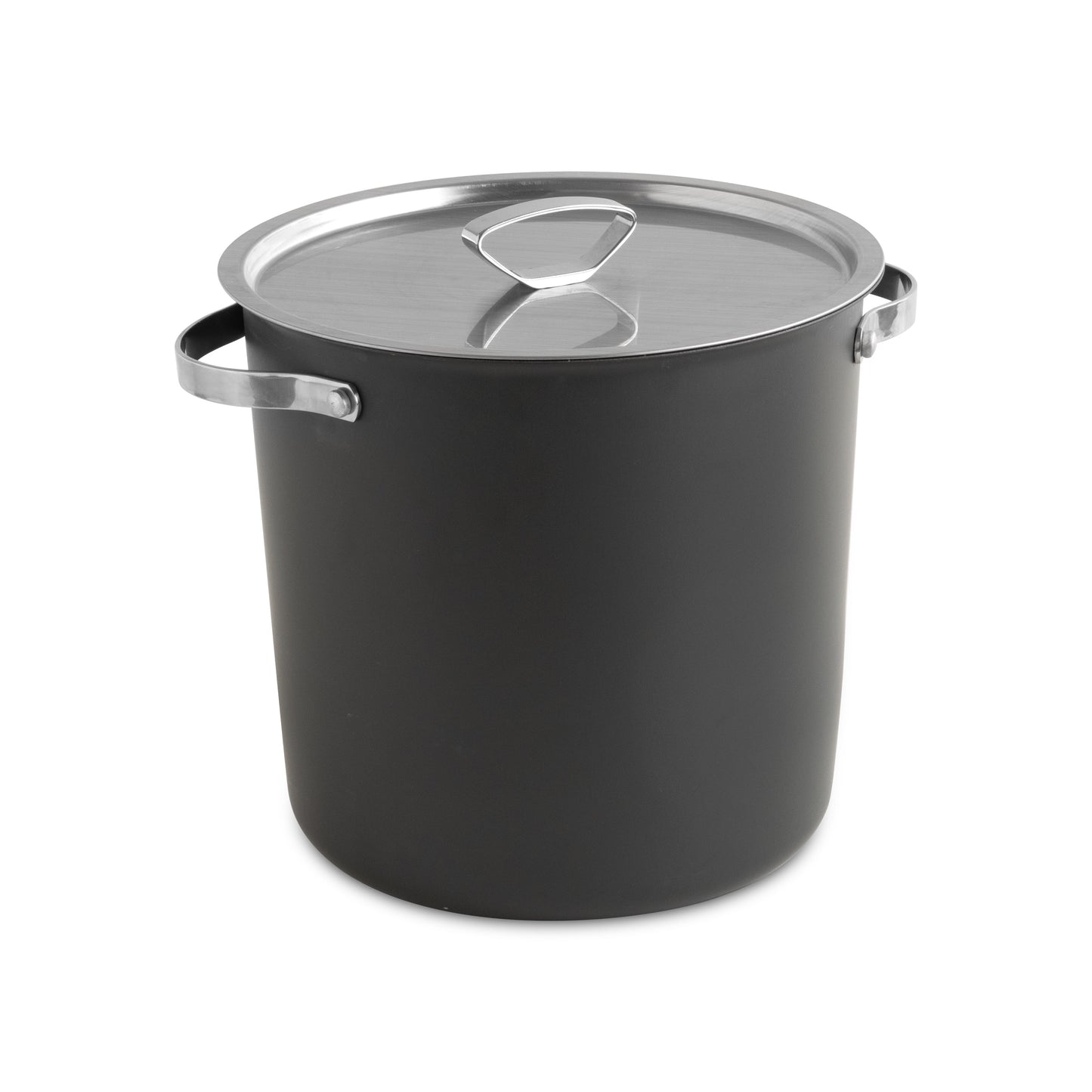 Nordic Ware Verde 12 Quart Stockpot with Ceramic Nonstick with Lid, Gray with Speckle