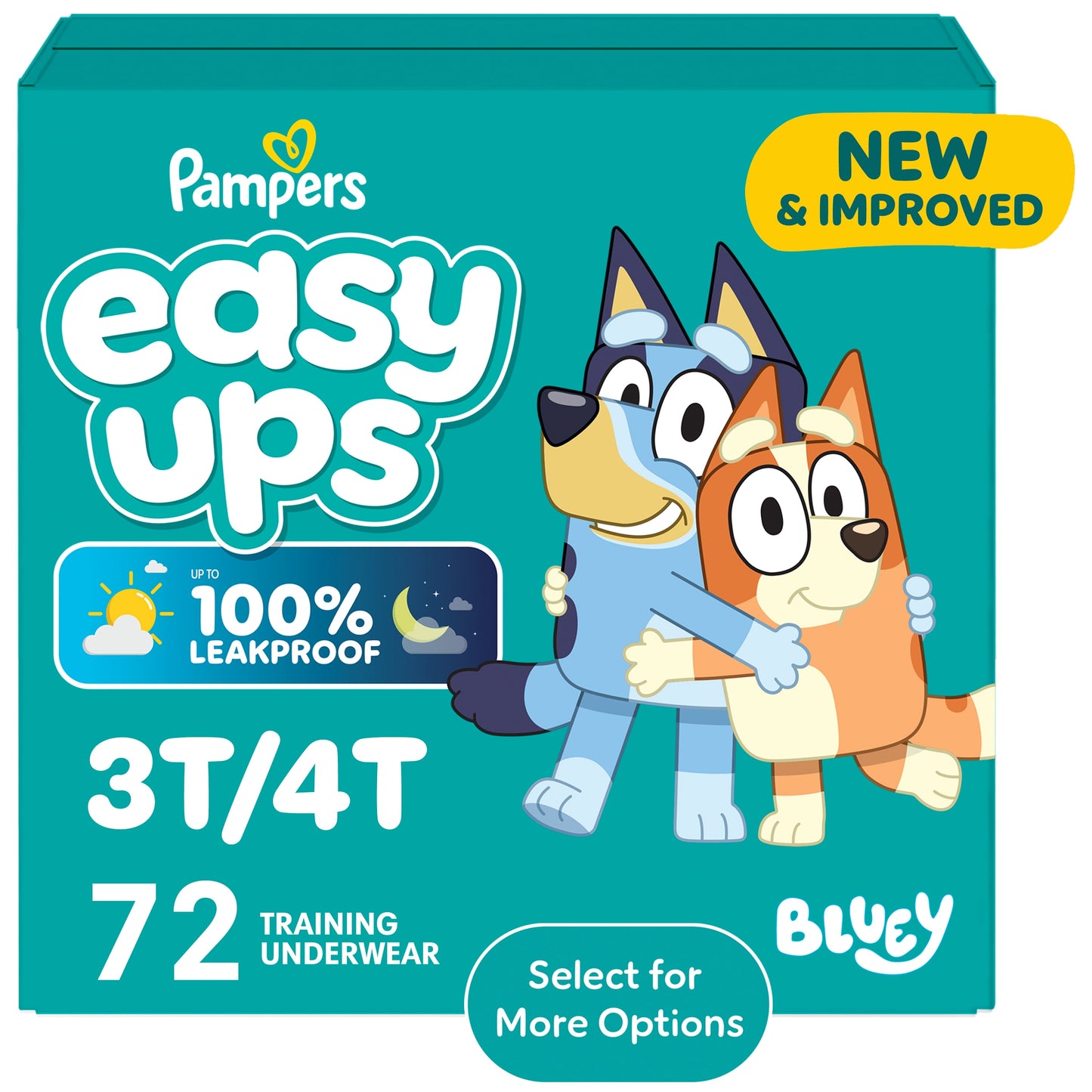 Pampers Easy Ups Training Pants Size 5 (3T4T), 72 Count (Select for More Options)