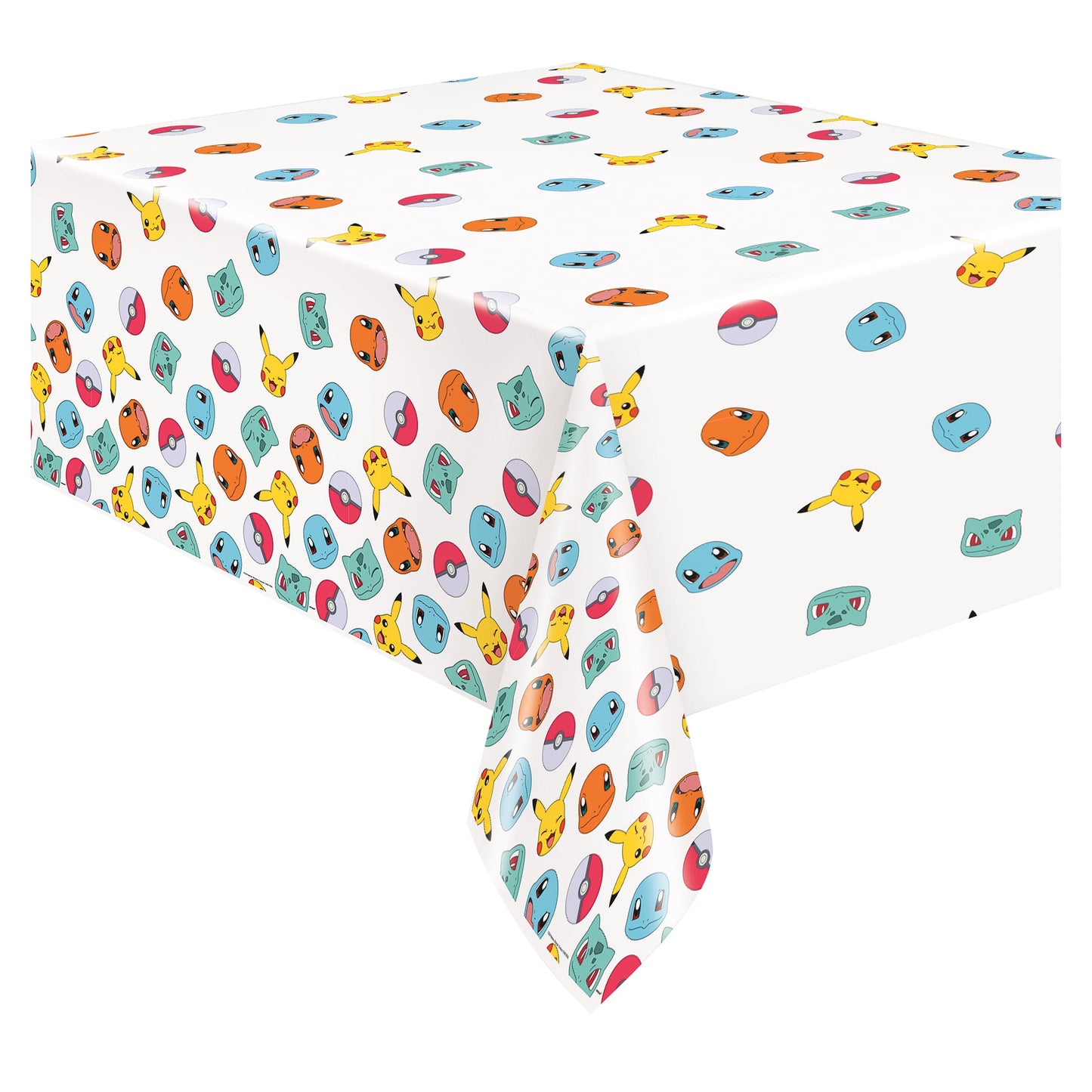 Pokémon Rectangular Plastic Table Cover, 1ct