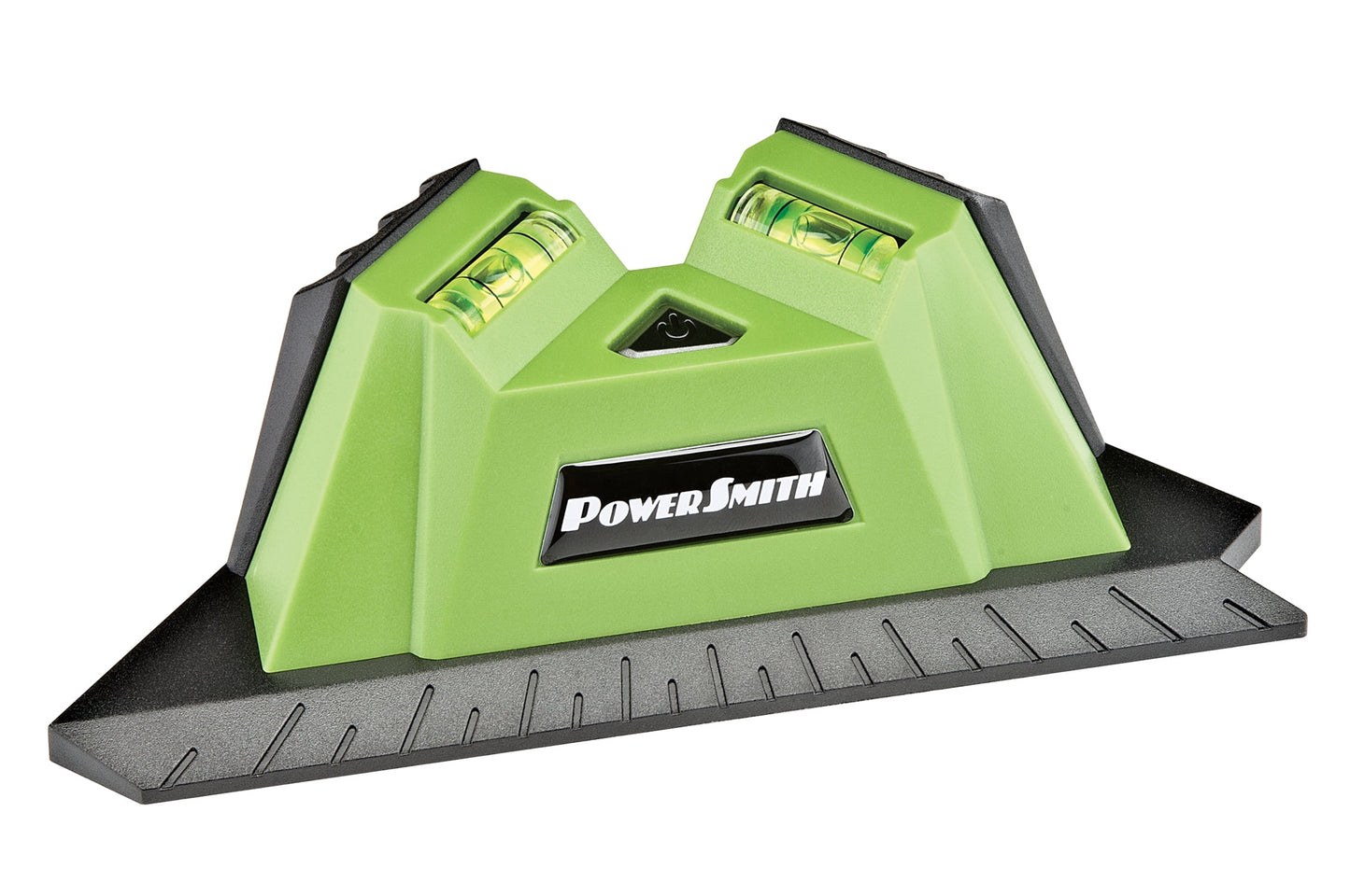 PowerSmith PLTS07 Tile and Flooring Laser Square with Two 90° Laser Lines, Two Built-In Bubble Vials, Wall Mount Plate, and Batteries