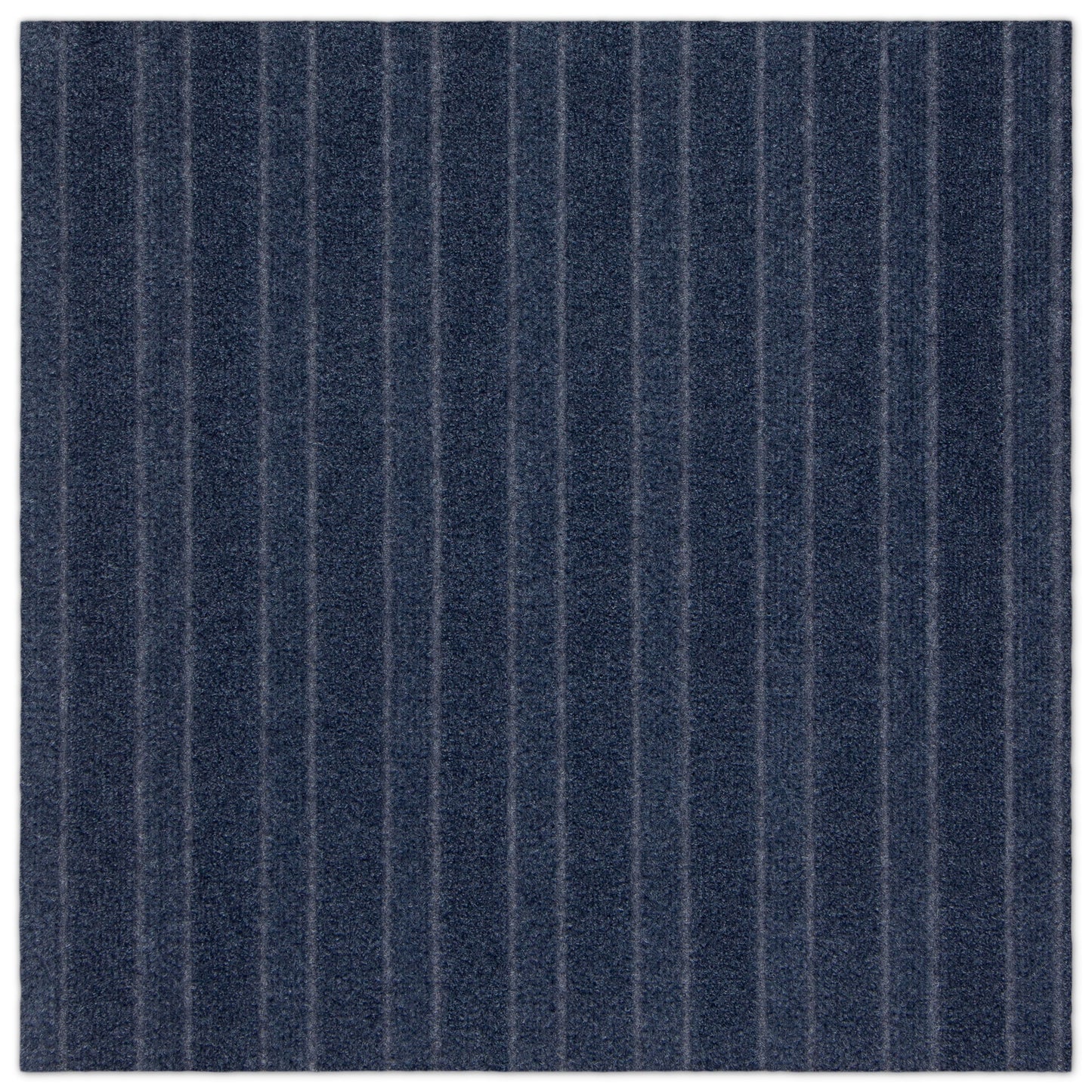 Roma Stripe Rib Blue Residential 24 in. x 24 in. Peel and Stick Carpet Tile Square 60 Sq. ft. 15 Tiles Per Box