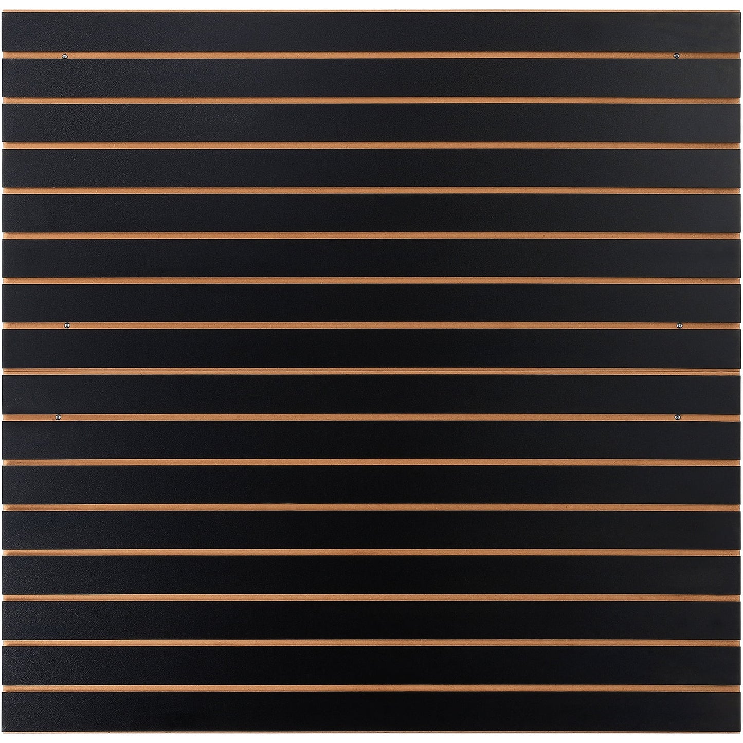 SKYSHALO Slatwall Panels, 2-Pack Black Wall Panels for Garage 24"H x 48"L, Durable Organizer for Retail, Garage, and Crafts