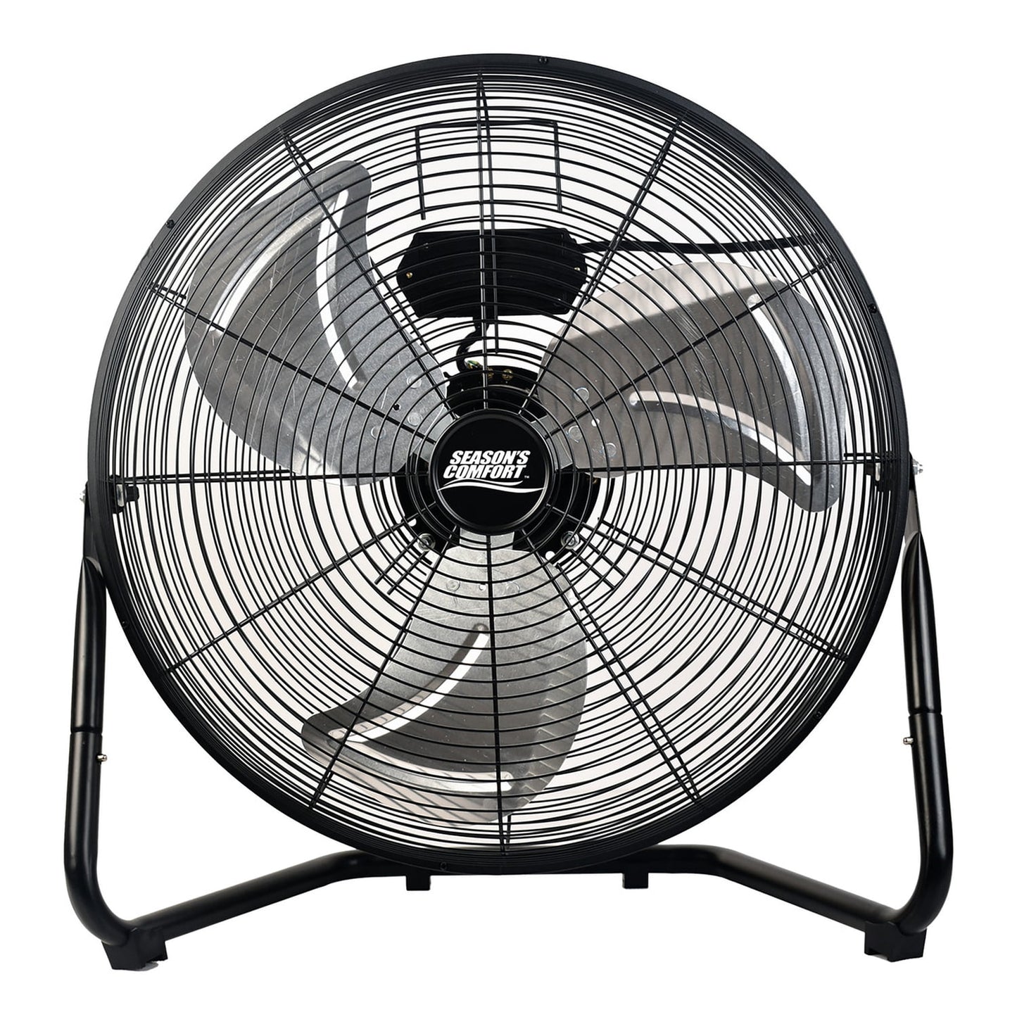 Seasons Comfort 9-In. 3-Speed High-Velocity Heavy-Duty Floor Fan, FHV09, Black