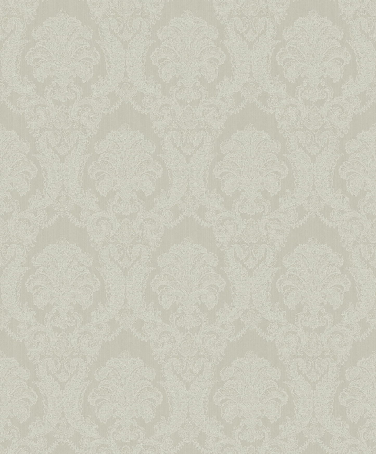 Sirpi Wallcoverings Renatta Off-White Damask Wallpaper