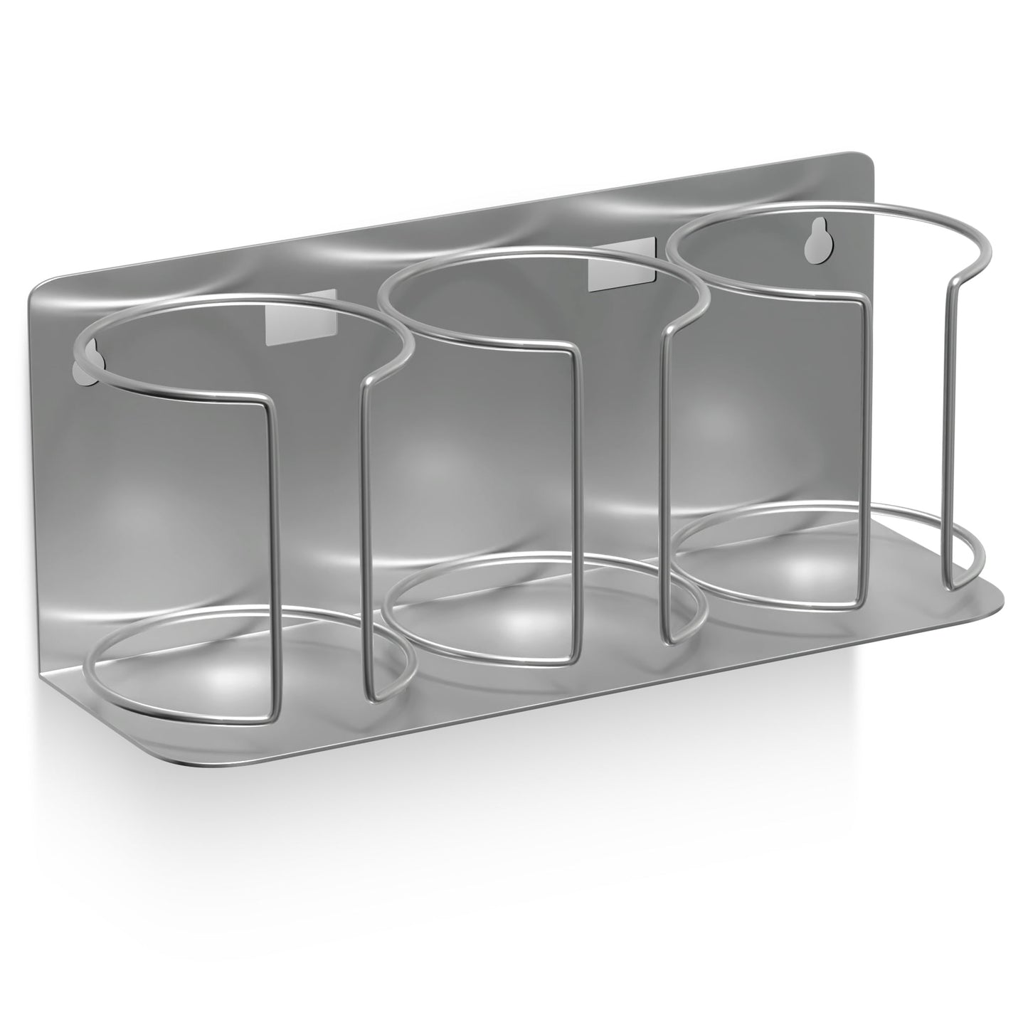 Sorbus Tumbler Organizador de 3 Tazas – Montaje Magnético en Pared para Vasos y Botellas de 20-40 Oz