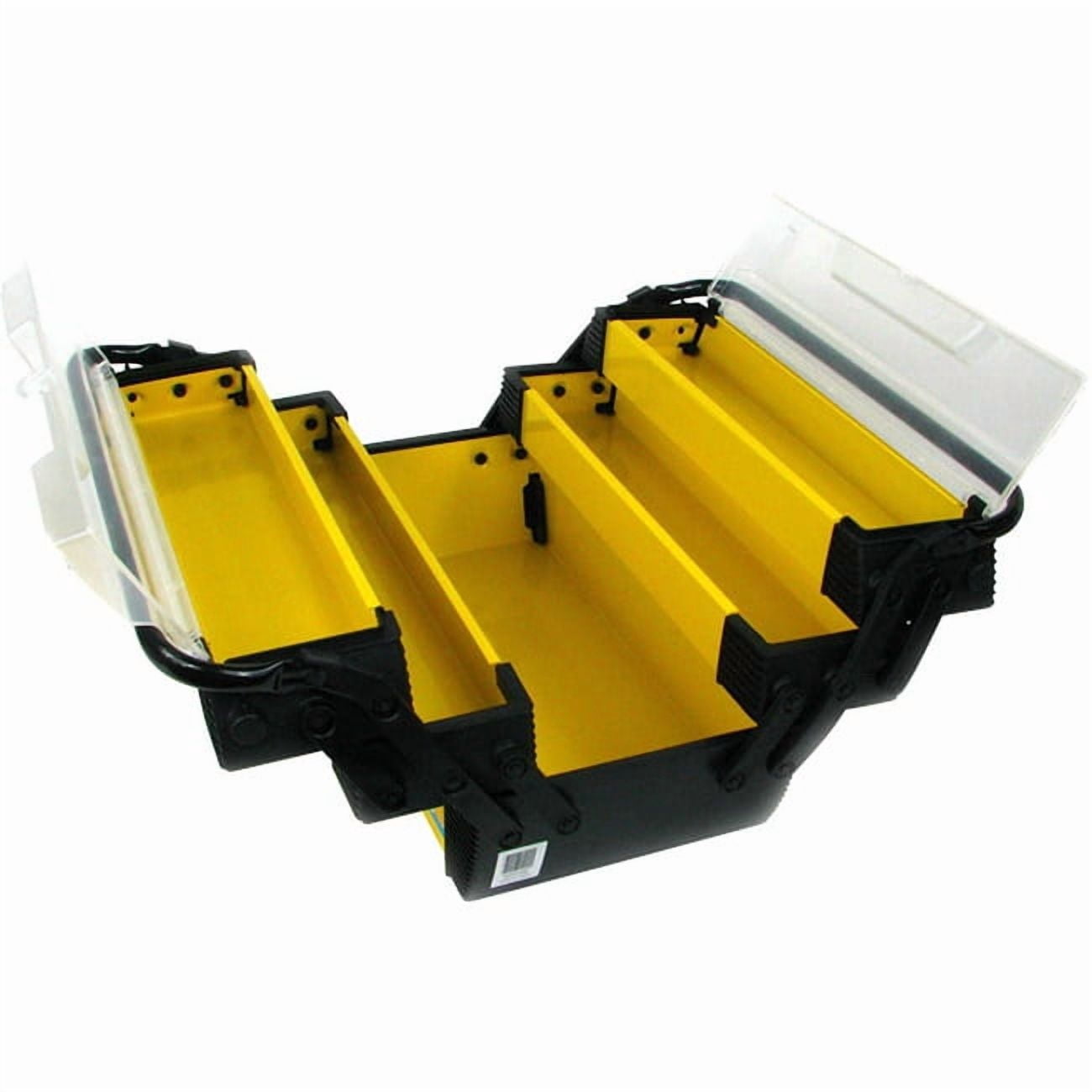 Stalwart Yellow Deluxe Steel and Plastic 18-inch Tool Box